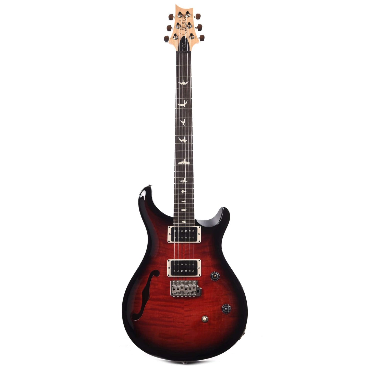 PRS CE 24 Semi-Hollow Custom Color Fire Red Burst Wrap Electric Guitars / Solid Body