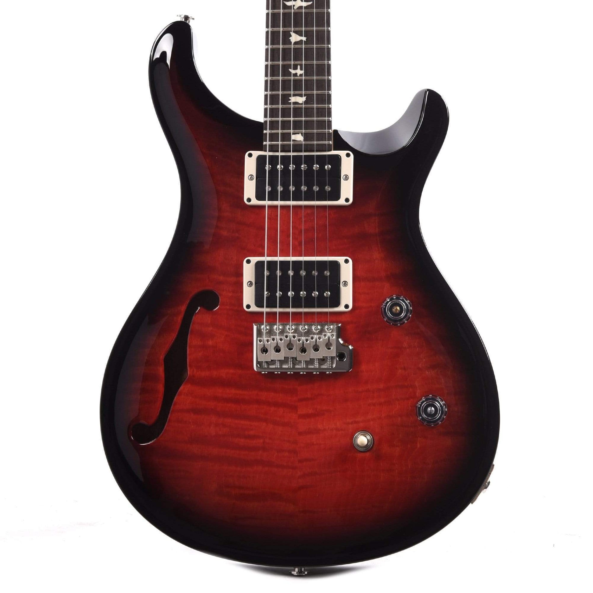 PRS CE 24 Semi-Hollow Custom Color Fire Red Burst Wrap Electric Guitars / Solid Body