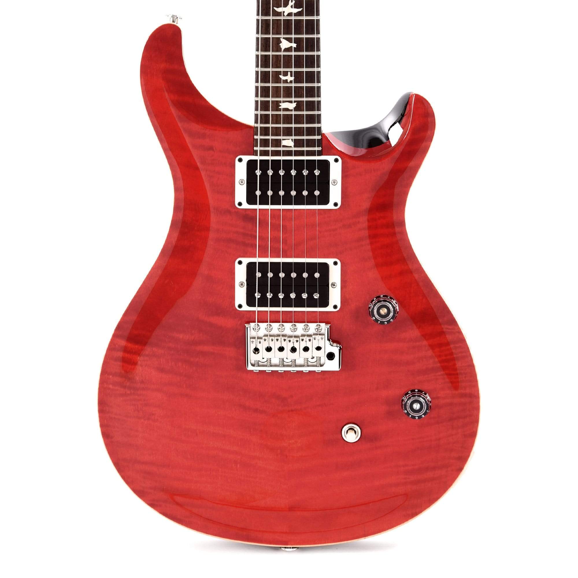 PRS CE24 Custom Color Ruby Top Black Back – Chicago Music Exchange