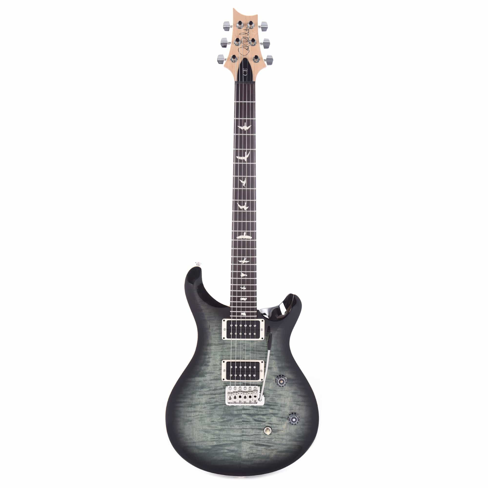 PRS CE24 Custom Color Trampas Green Smokeburst Electric Guitars / Solid Body