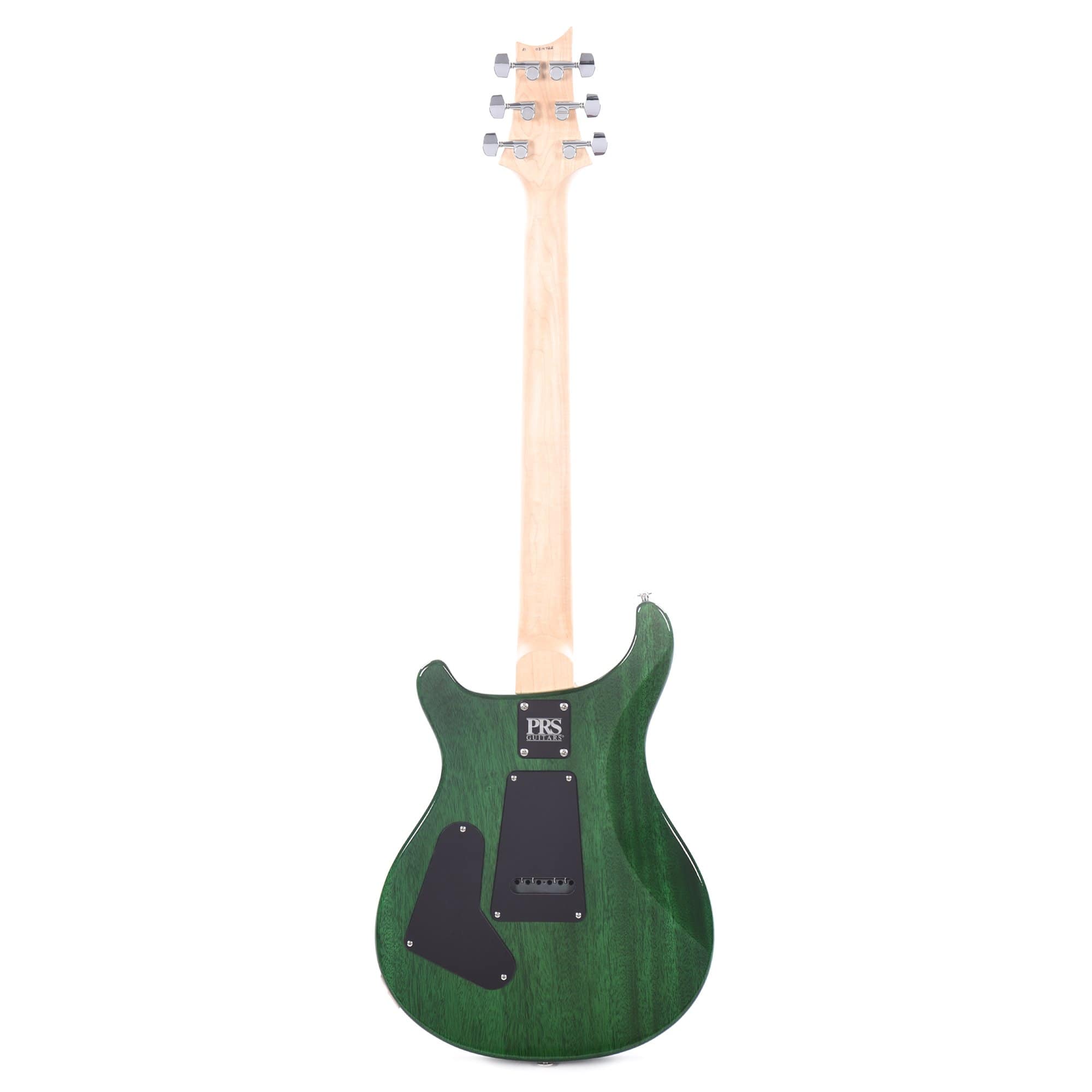 PRS CE24 Custom Color Trampas Green w/Green Burst Electric Guitars / Solid Body