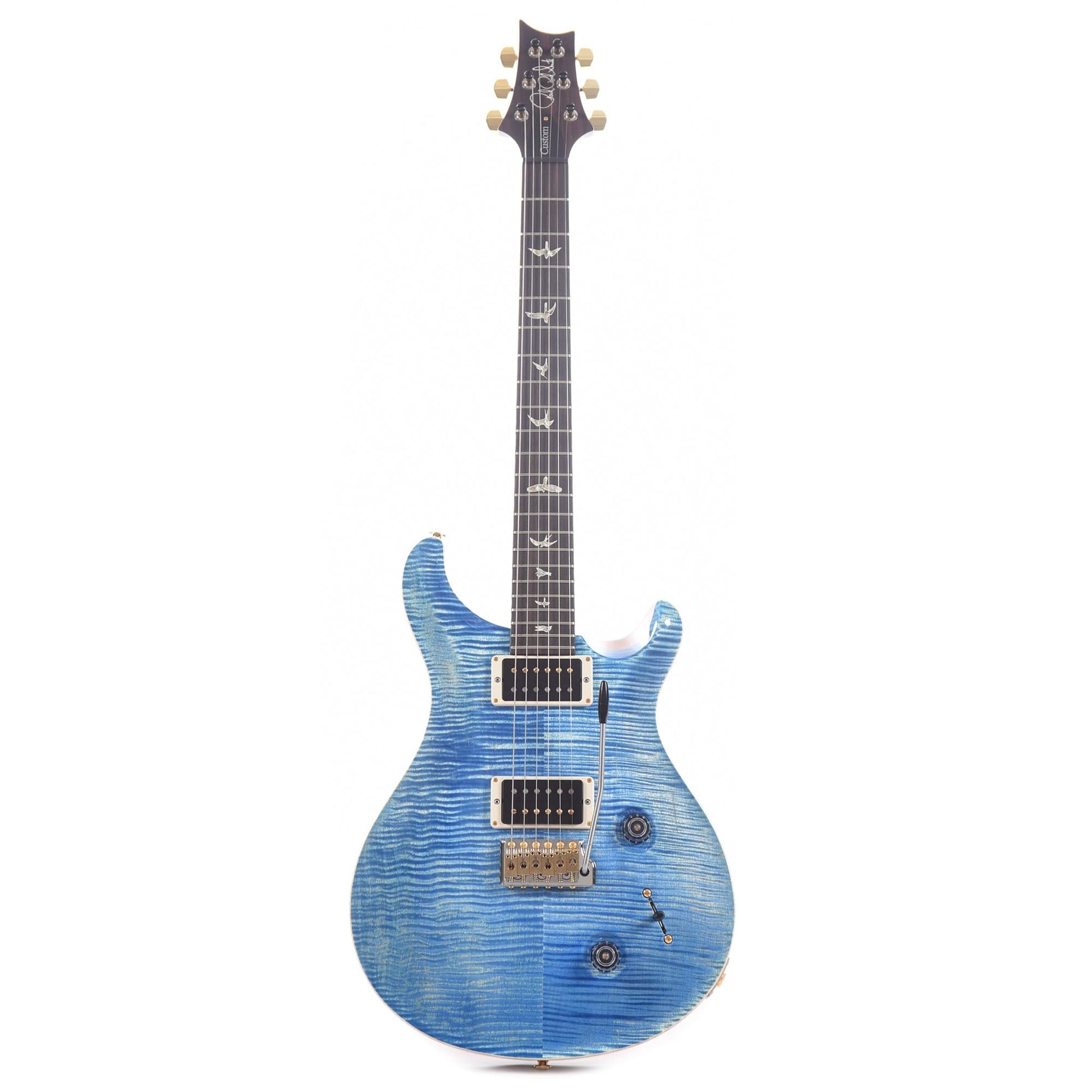 PRS Custom 22 10 Top Faded Blue Jean Electric Guitars / Solid Body