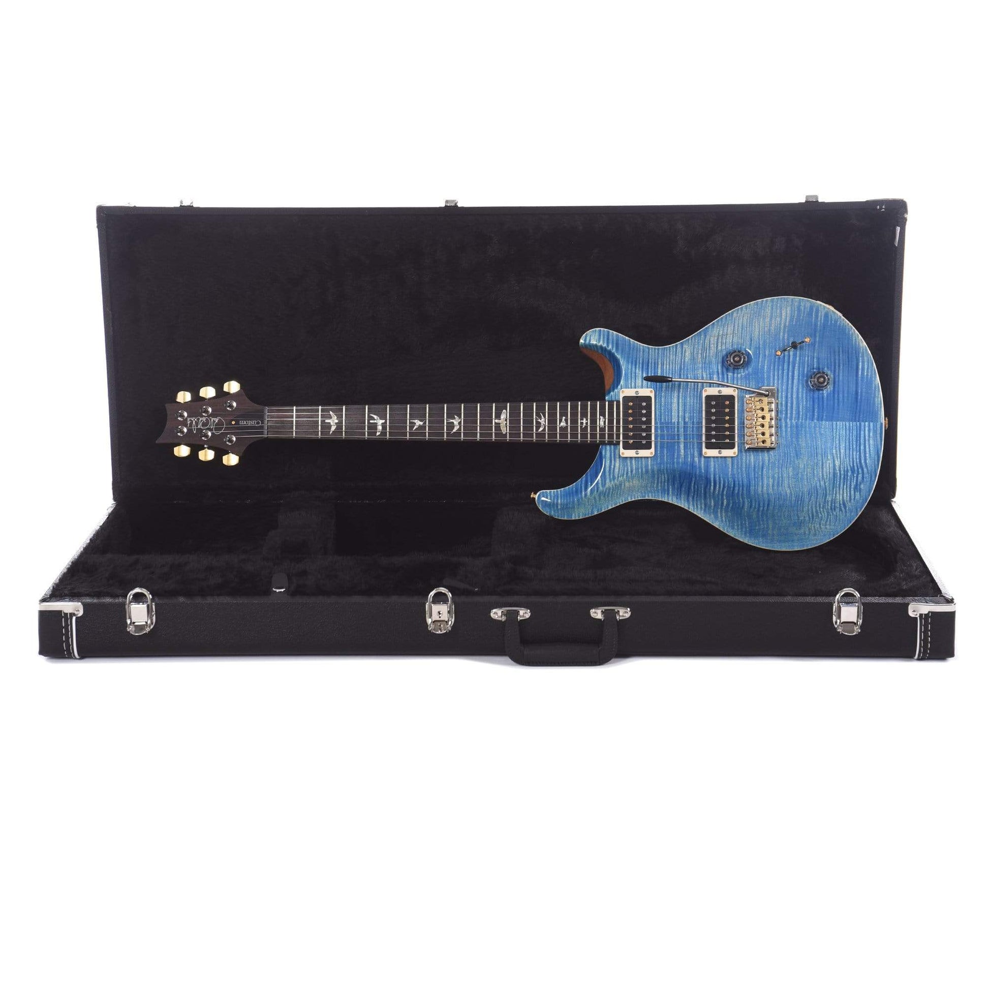 PRS Custom 22 10 Top Faded Blue Jean Electric Guitars / Solid Body