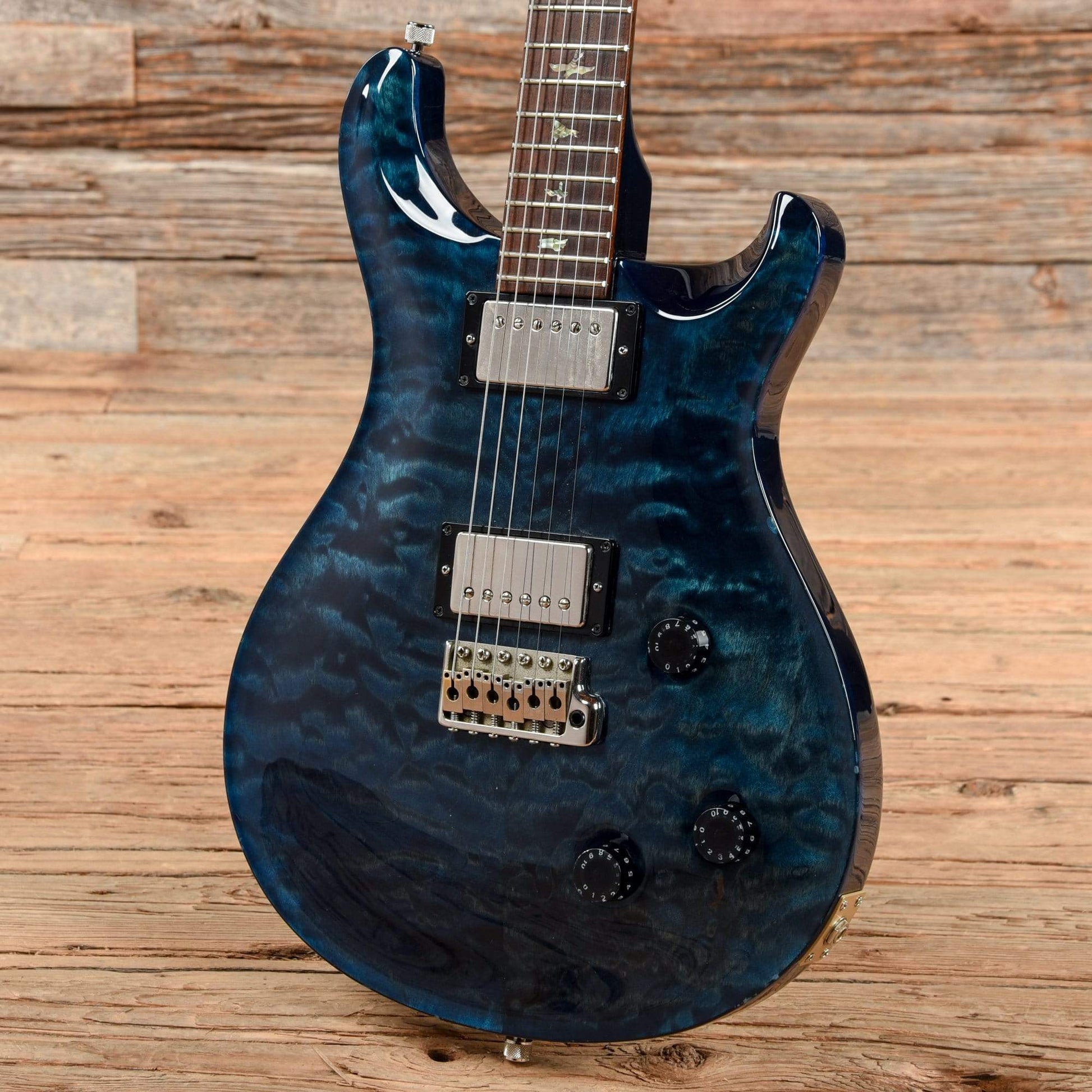 PRS Custom 22 Quilt Royal Blue 2008 Electric Guitars / Solid Body