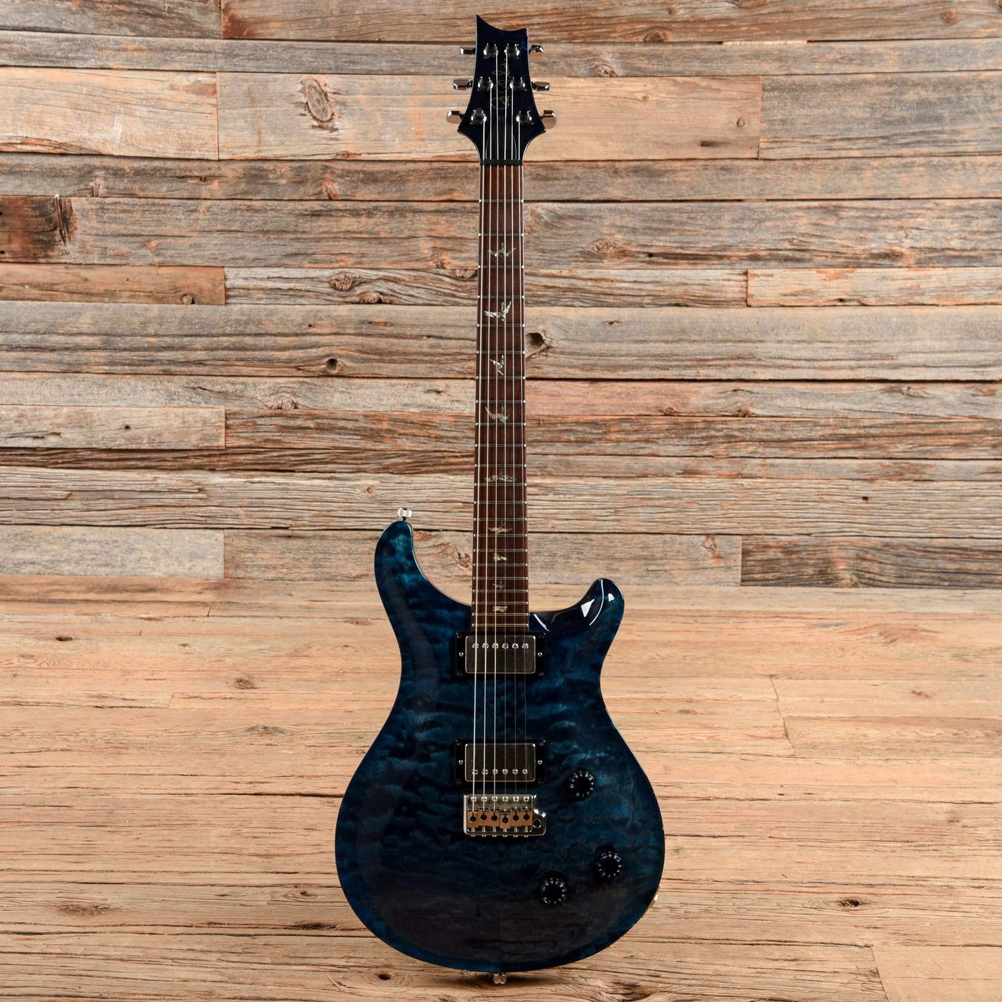 PRS Custom 22 Quilt Royal Blue 2008 Electric Guitars / Solid Body