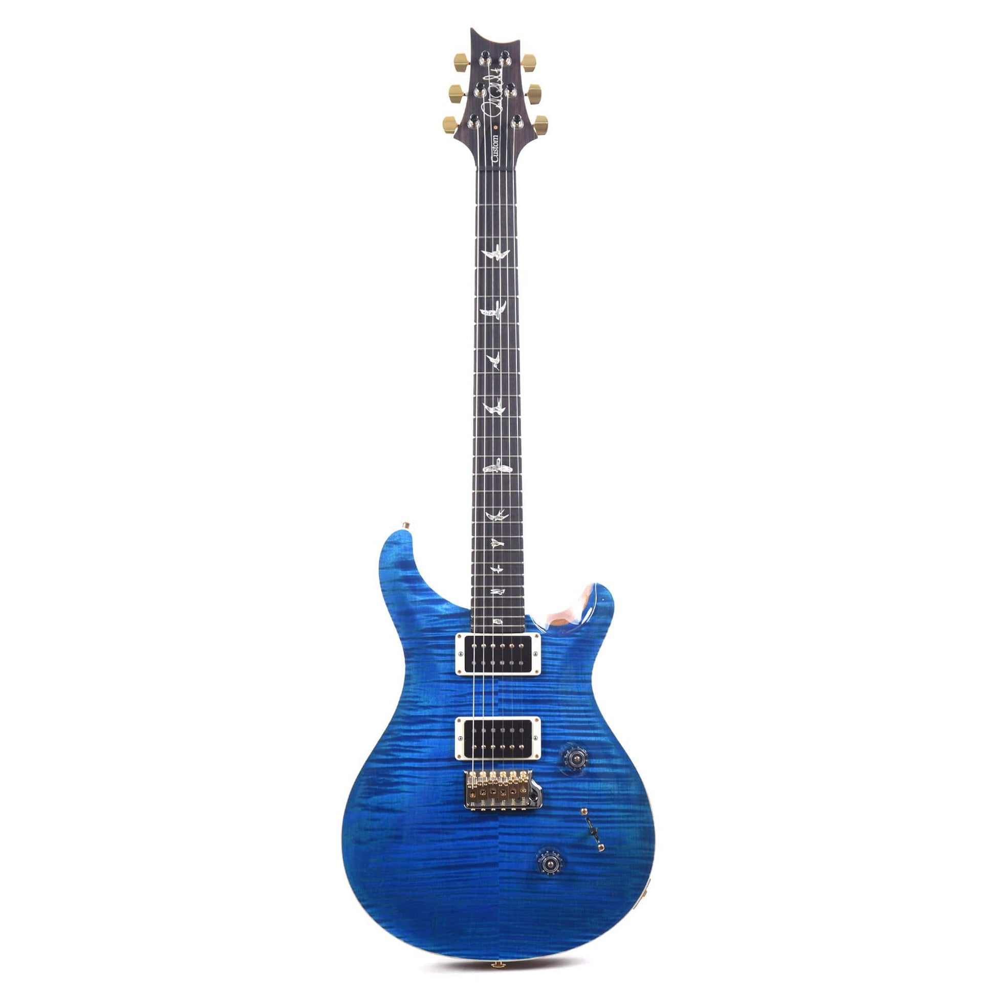PRS Custom 24 10 Top Aquamarine Electric Guitars / Solid Body