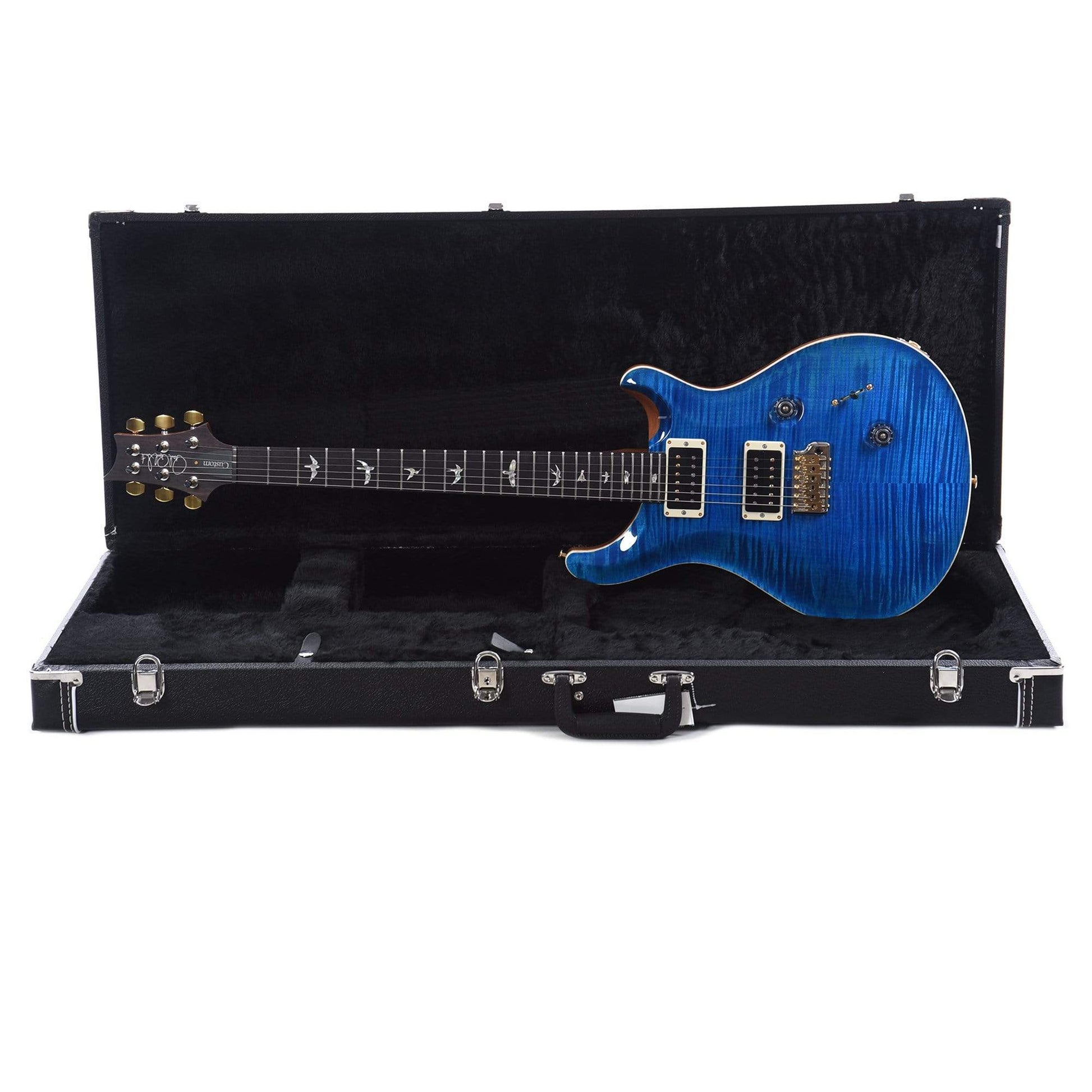 PRS Custom 24 10 Top Aquamarine Electric Guitars / Solid Body