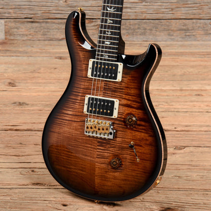 PRS Custom 24 10-Top Black Gold Burst 2018 Electric Guitars / Solid Body