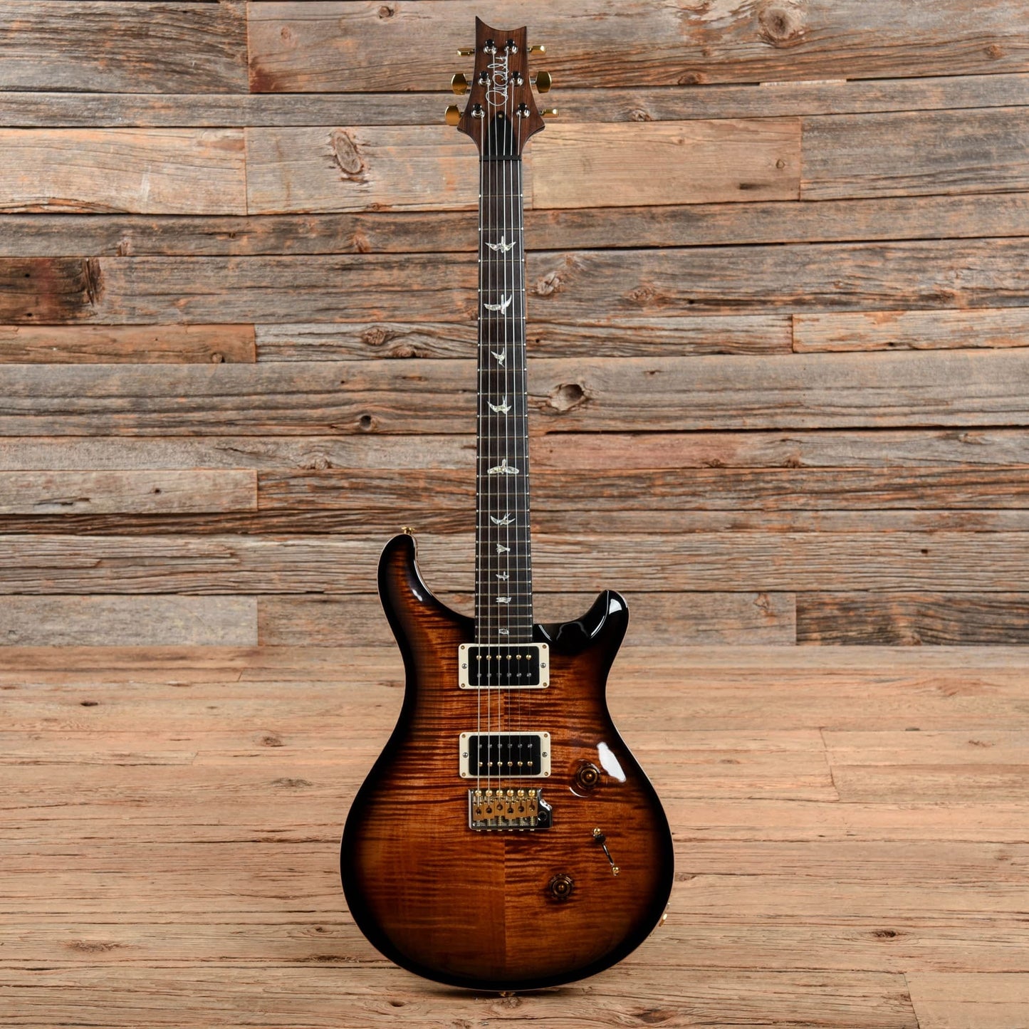 PRS Custom 24 10-Top Black Gold Burst 2018 Electric Guitars / Solid Body