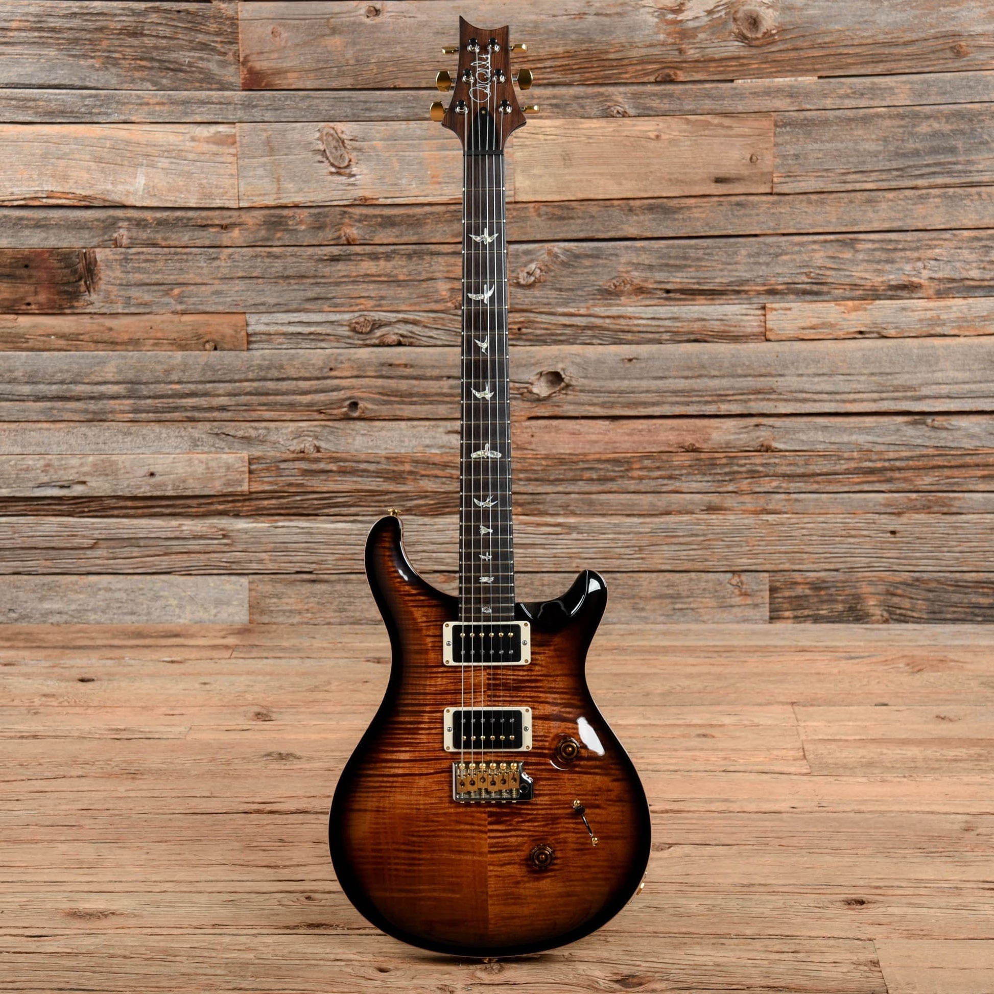 PRS Custom 24 10-Top Black Gold Burst 2018 Electric Guitars / Solid Body