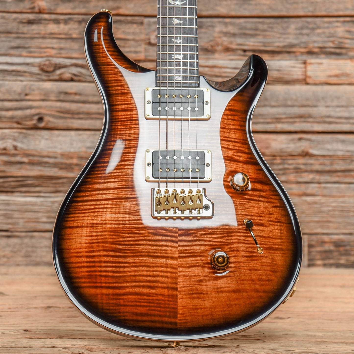 PRS Custom 24 10-Top Black Gold Burst 2018 Electric Guitars / Solid Body