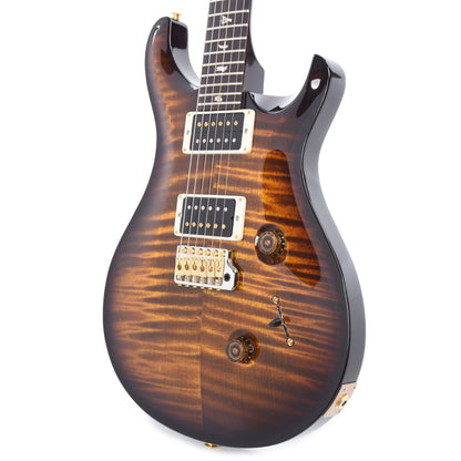 PRS Custom 24 10 Top Black Gold Burst Electric Guitars / Solid Body
