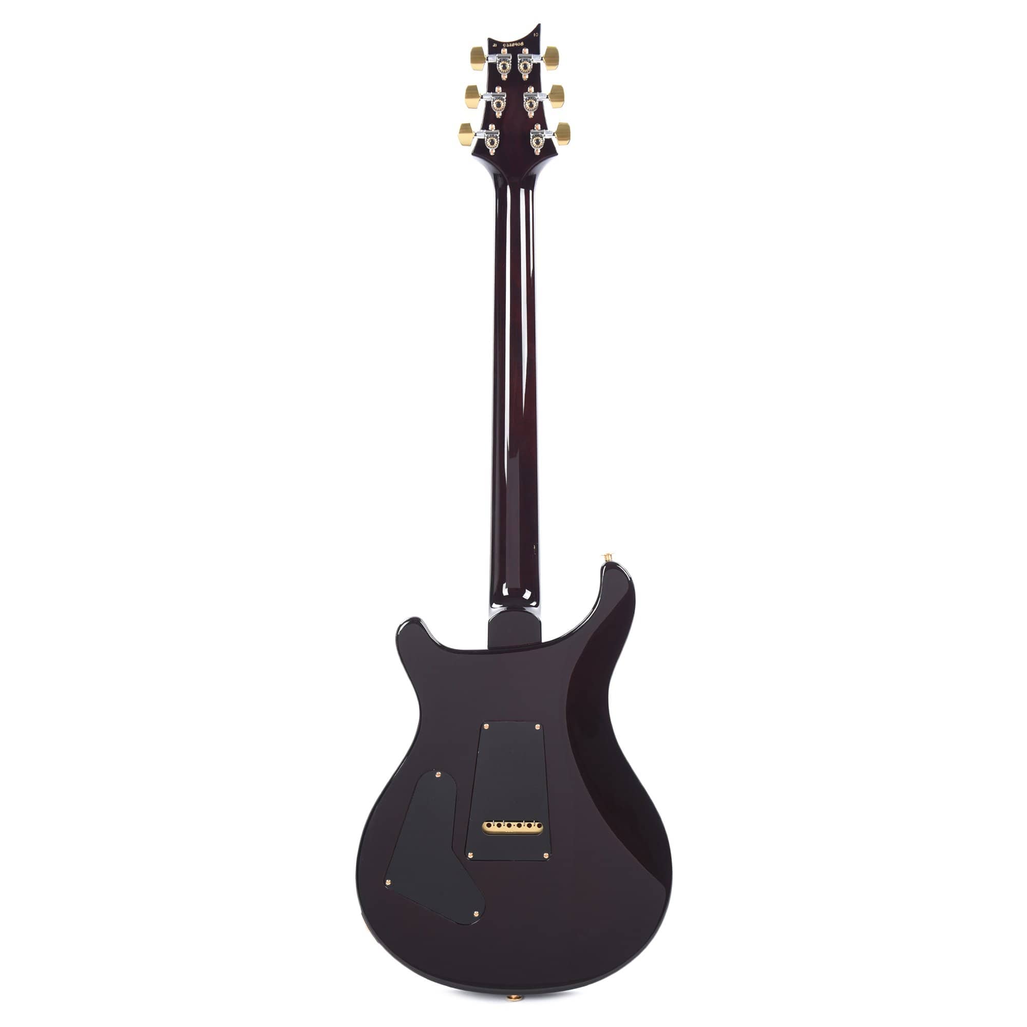 PRS Custom 24 10 Top Black Gold Burst Electric Guitars / Solid Body