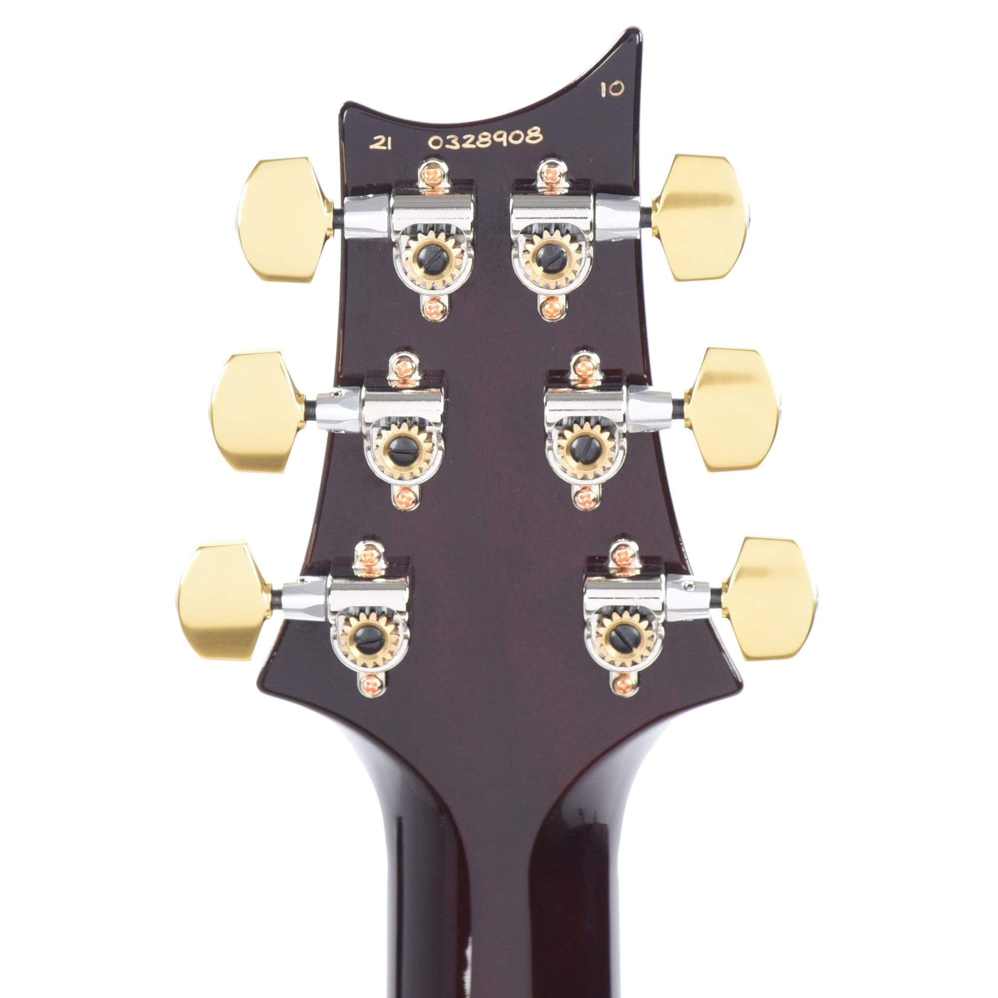 PRS Custom 24 10 Top Black Gold Burst Electric Guitars / Solid Body