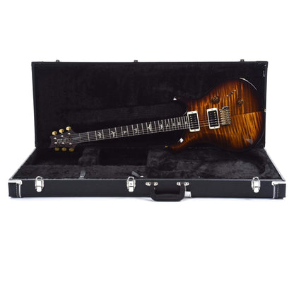 PRS Custom 24 10 Top Black Gold Burst Electric Guitars / Solid Body