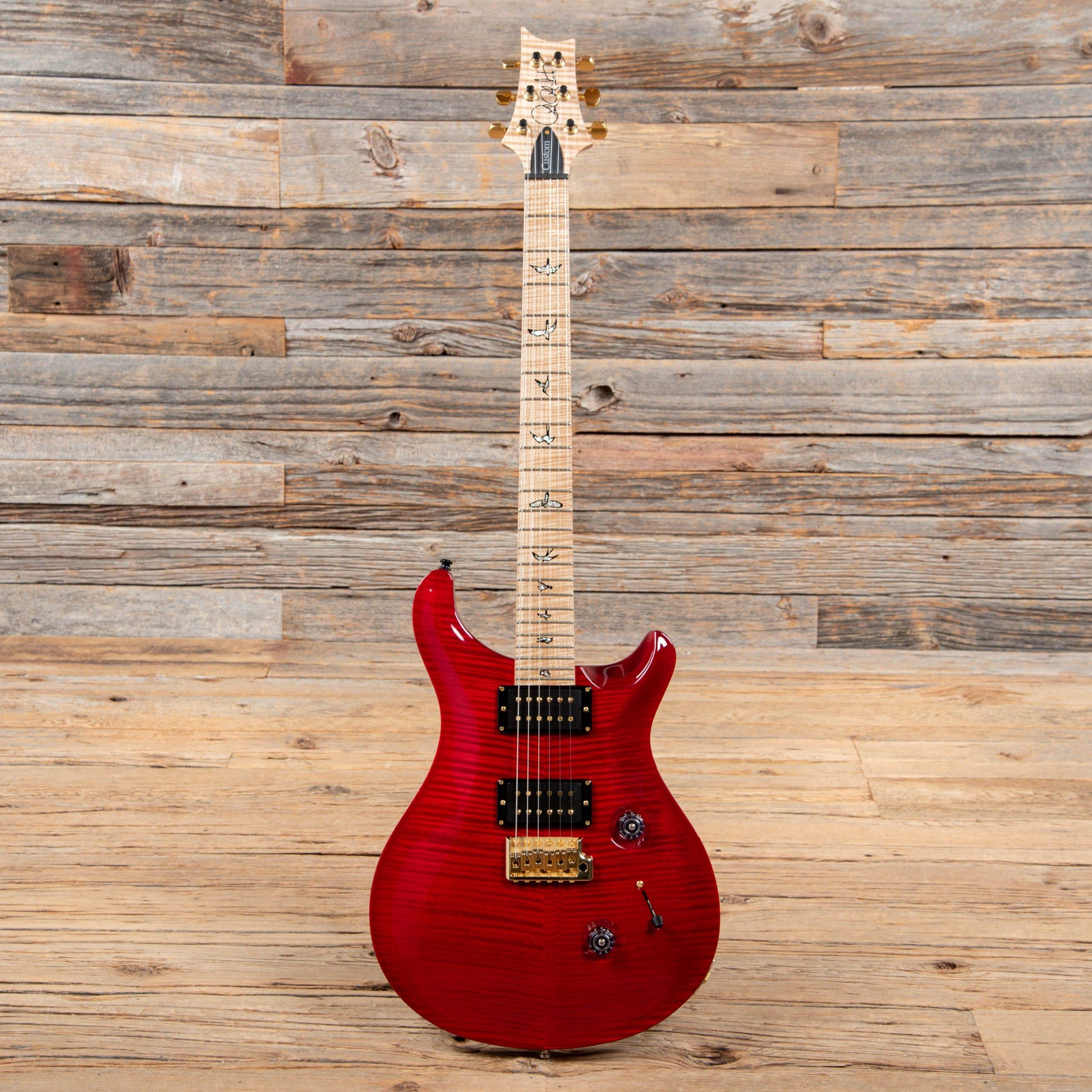 PRS Custom 24 10 Top Cherry 2015 Electric Guitars / Solid Body