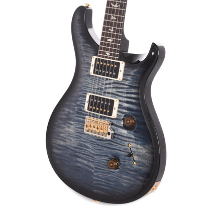 PRS Custom 24 10 Top Custom Color Faded Whale Blue Smokewrap Burst w/Pattern Regular Neck Electric Guitars / Solid Body