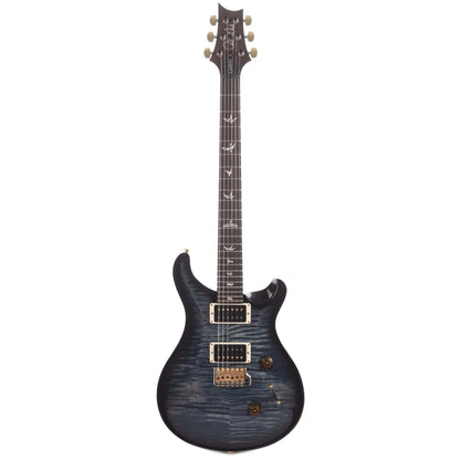PRS Custom 24 10 Top Custom Color Faded Whale Blue Smokewrap Burst w/Pattern Regular Neck Electric Guitars / Solid Body