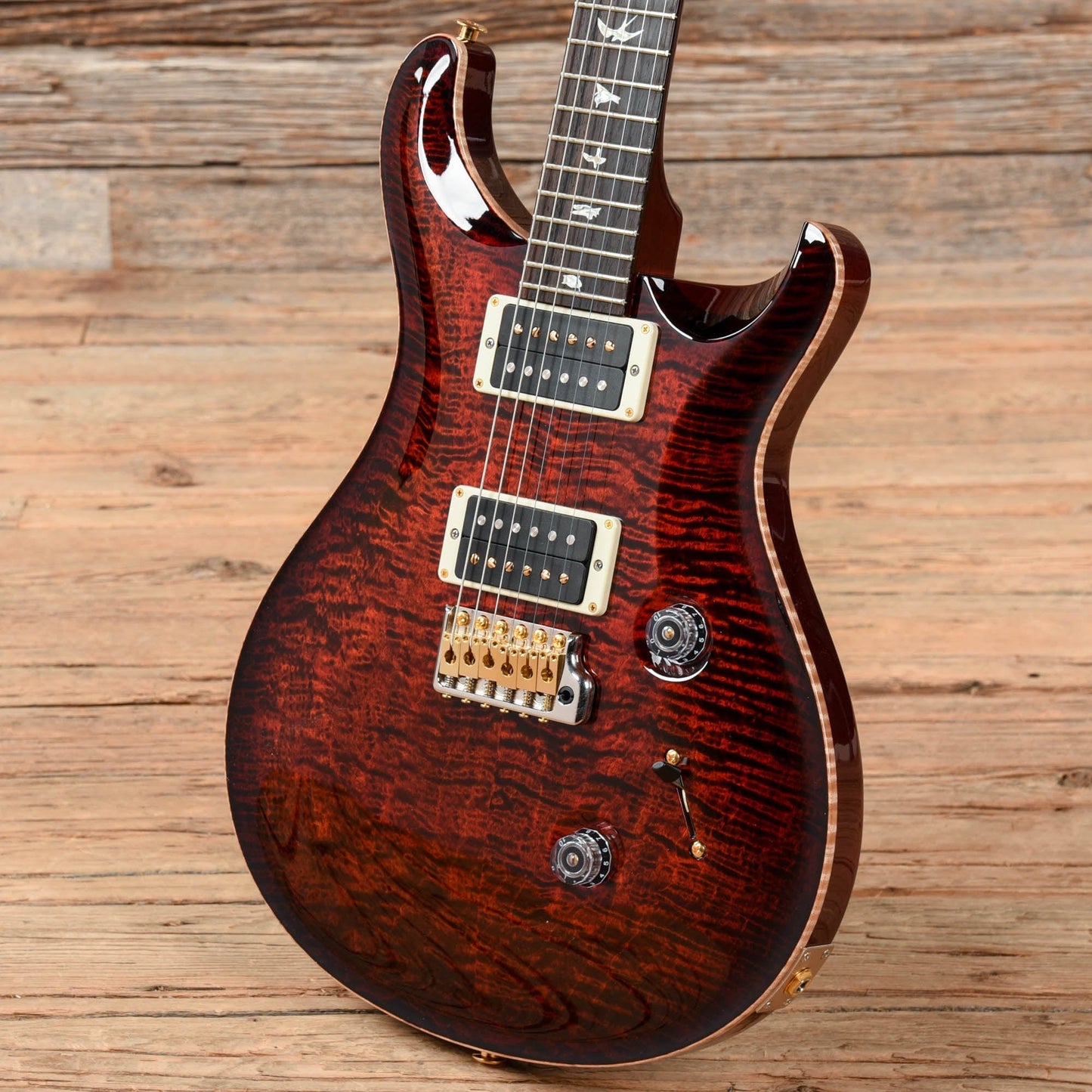 PRS Custom 24 10-Top Fire Red Burst 2022 Electric Guitars / Solid Body