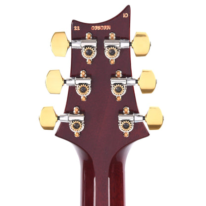 PRS Custom 24 10 Top Fire Red Burst Electric Guitars / Solid Body