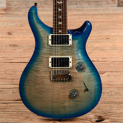 PRS Custom 24 10 Top Makena Blue 2013 Electric Guitars / Solid Body