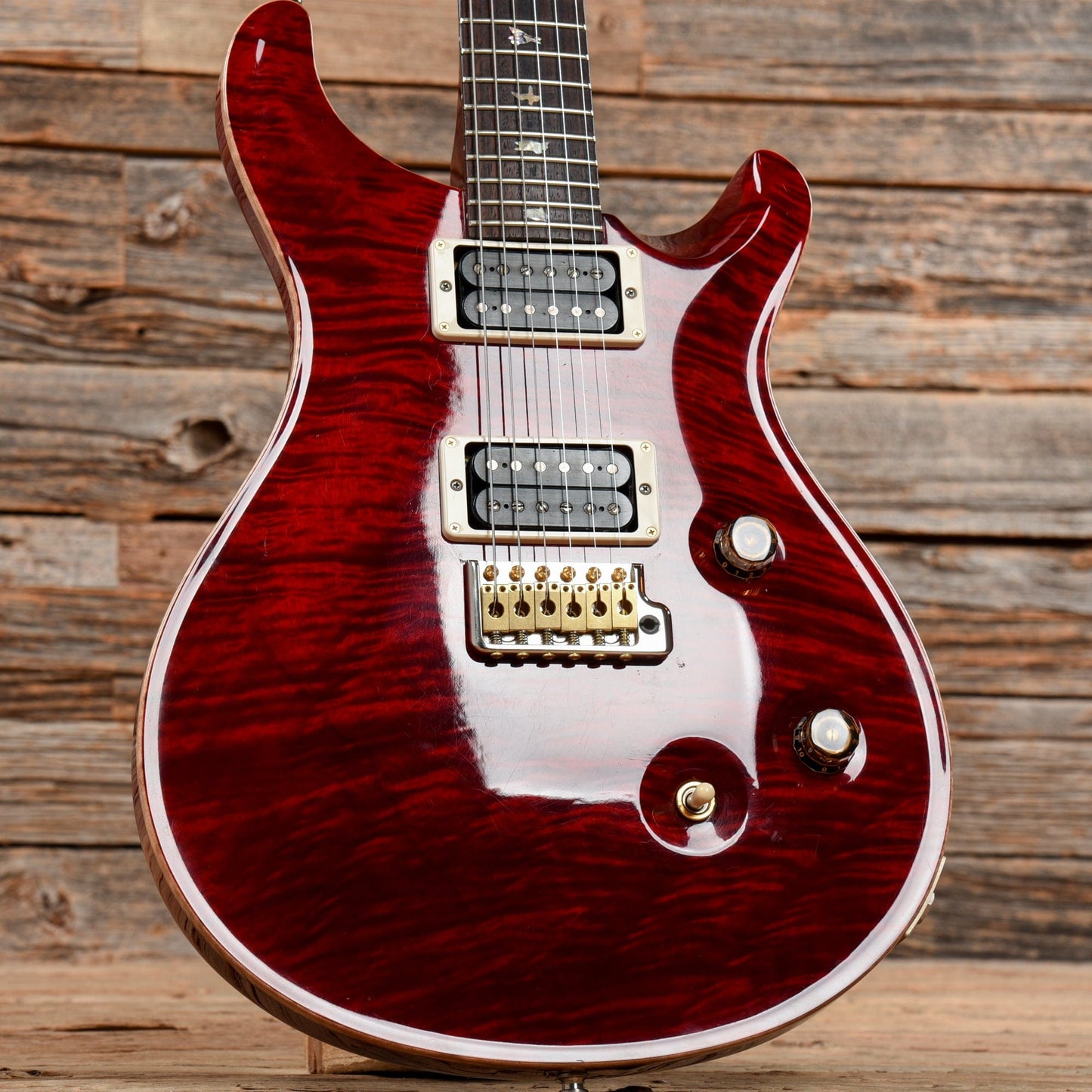 PRS Custom 24 10 Top Scarlet Red 2006 Electric Guitars / Solid Body