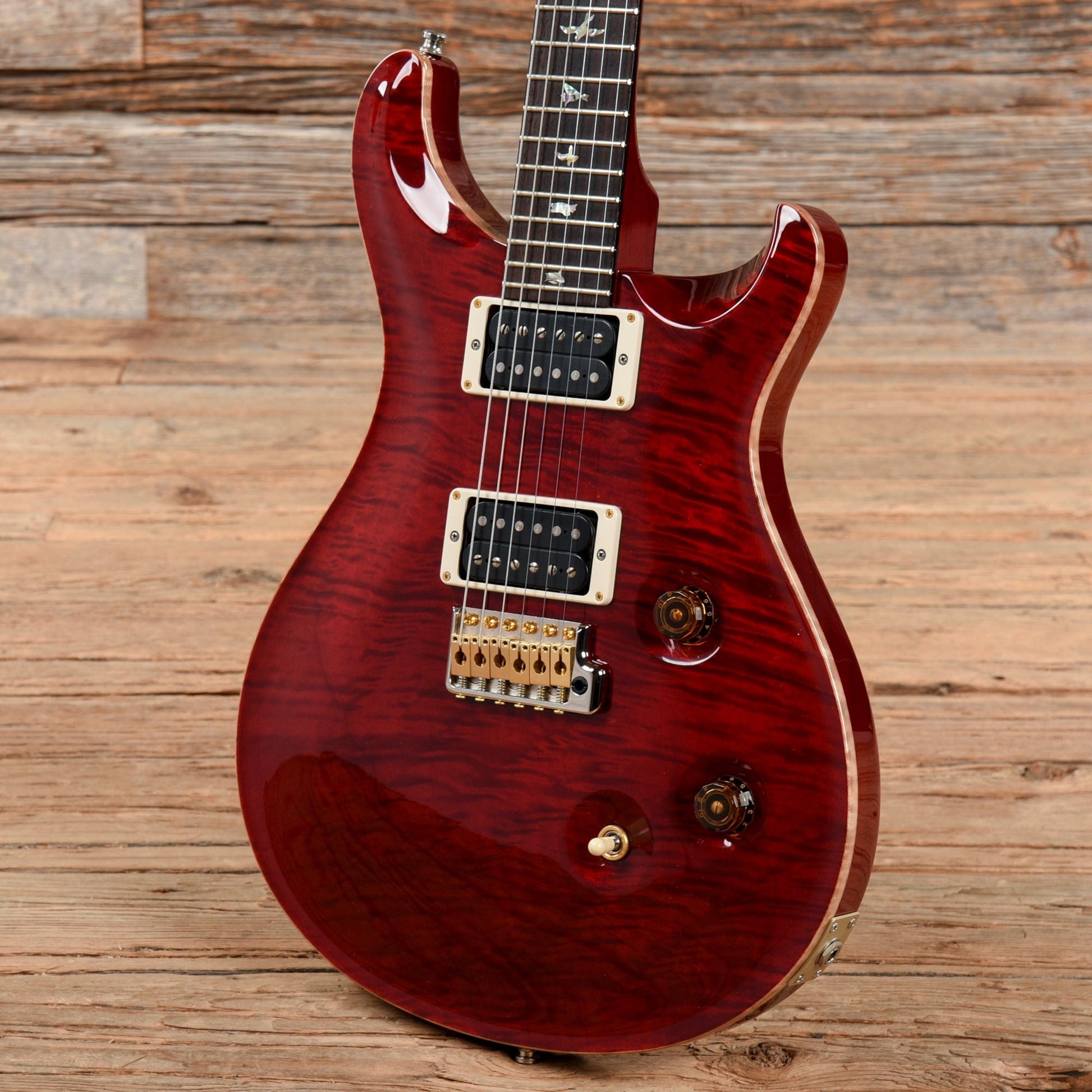 PRS Custom 24 10 Top Scarlet Red 2006 Electric Guitars / Solid Body