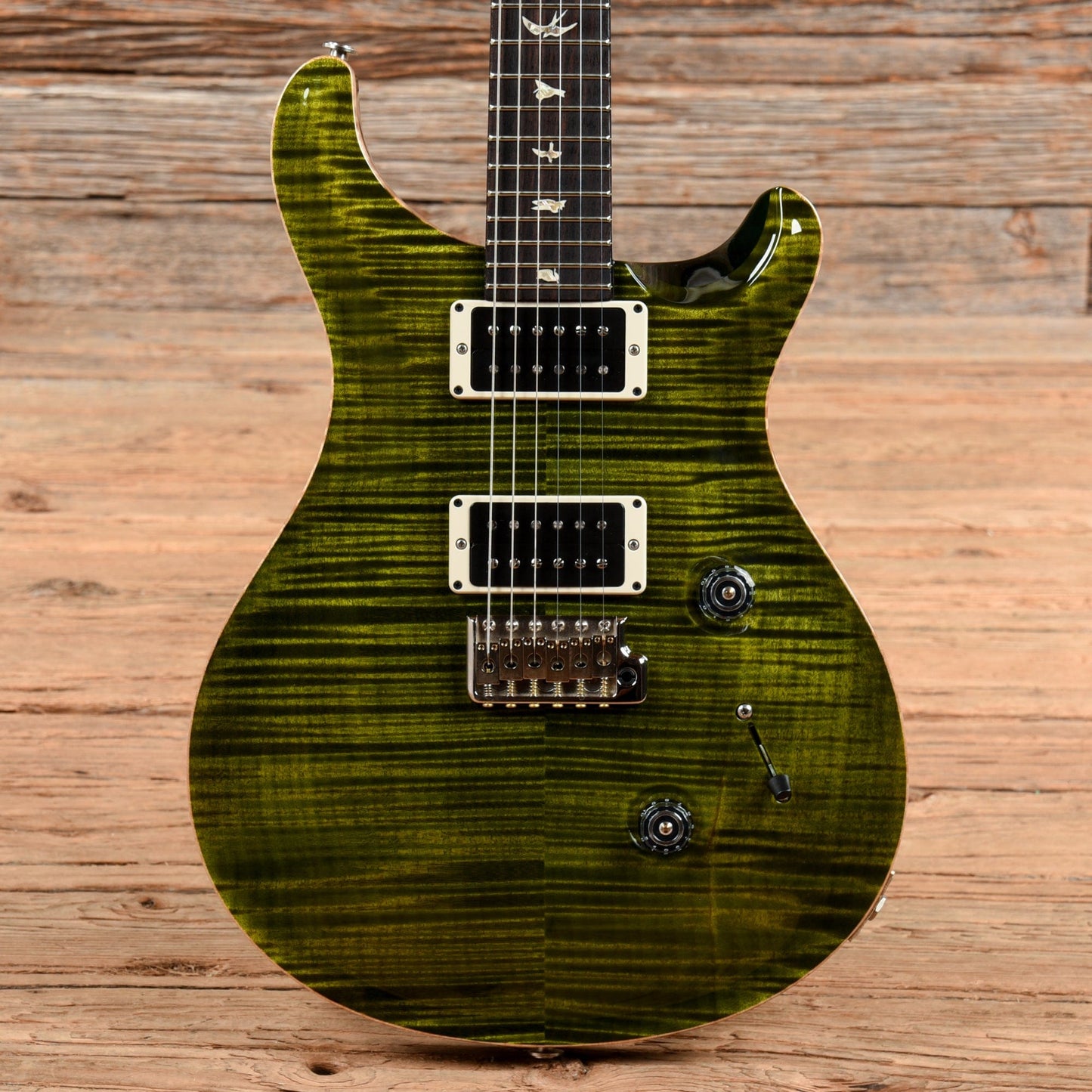 PRS Custom 24 10 Top Trampas Green 2016 Electric Guitars / Solid Body