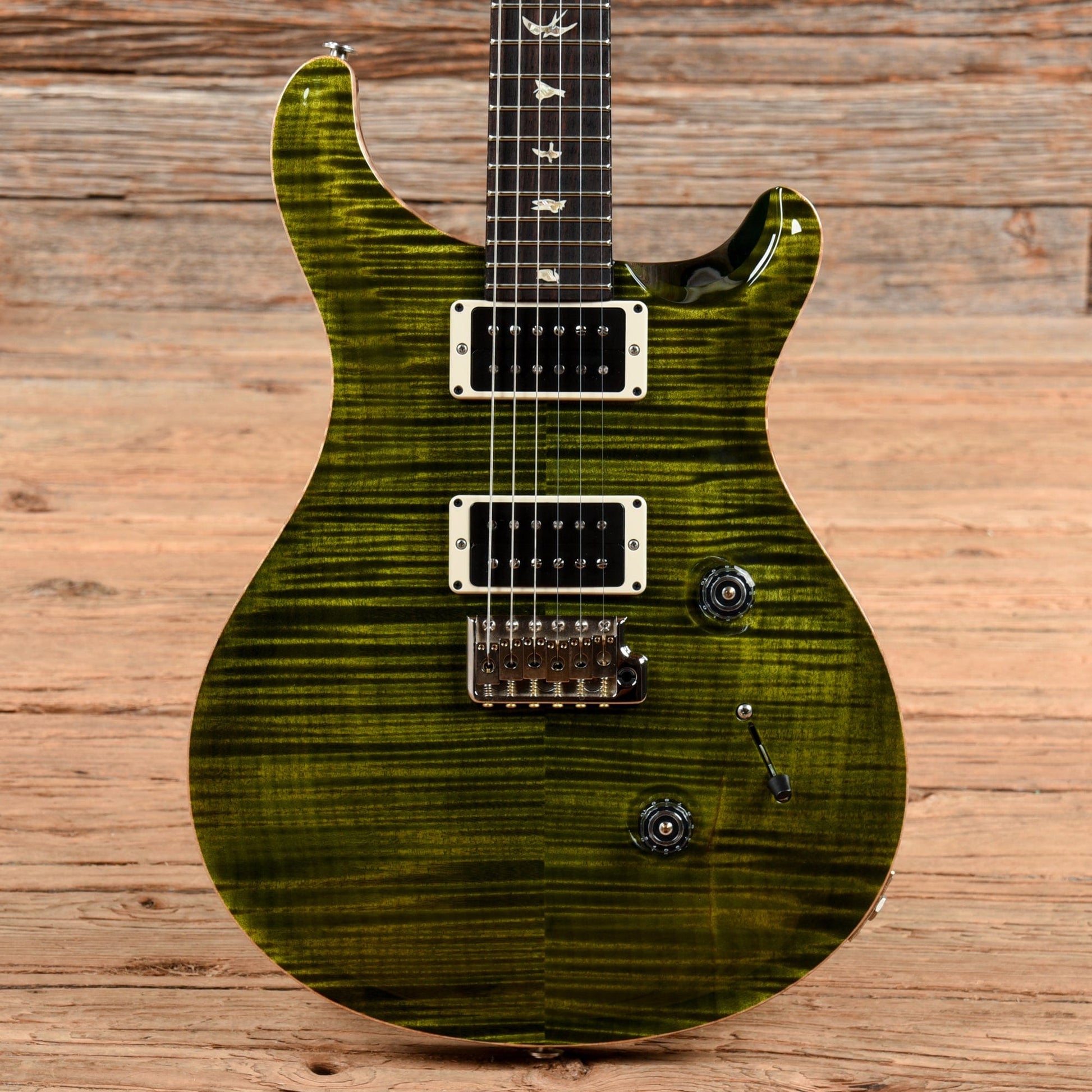 PRS Custom 24 10 Top Trampas Green 2016 Electric Guitars / Solid Body