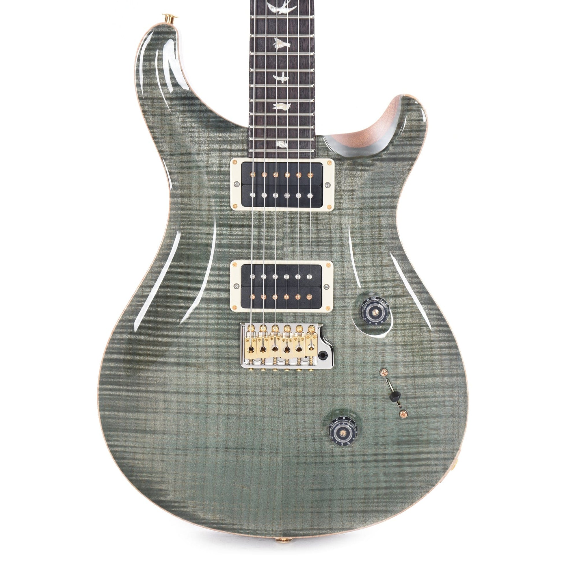 PRS Custom 24 10 Top Trampas Green Electric Guitars / Solid Body