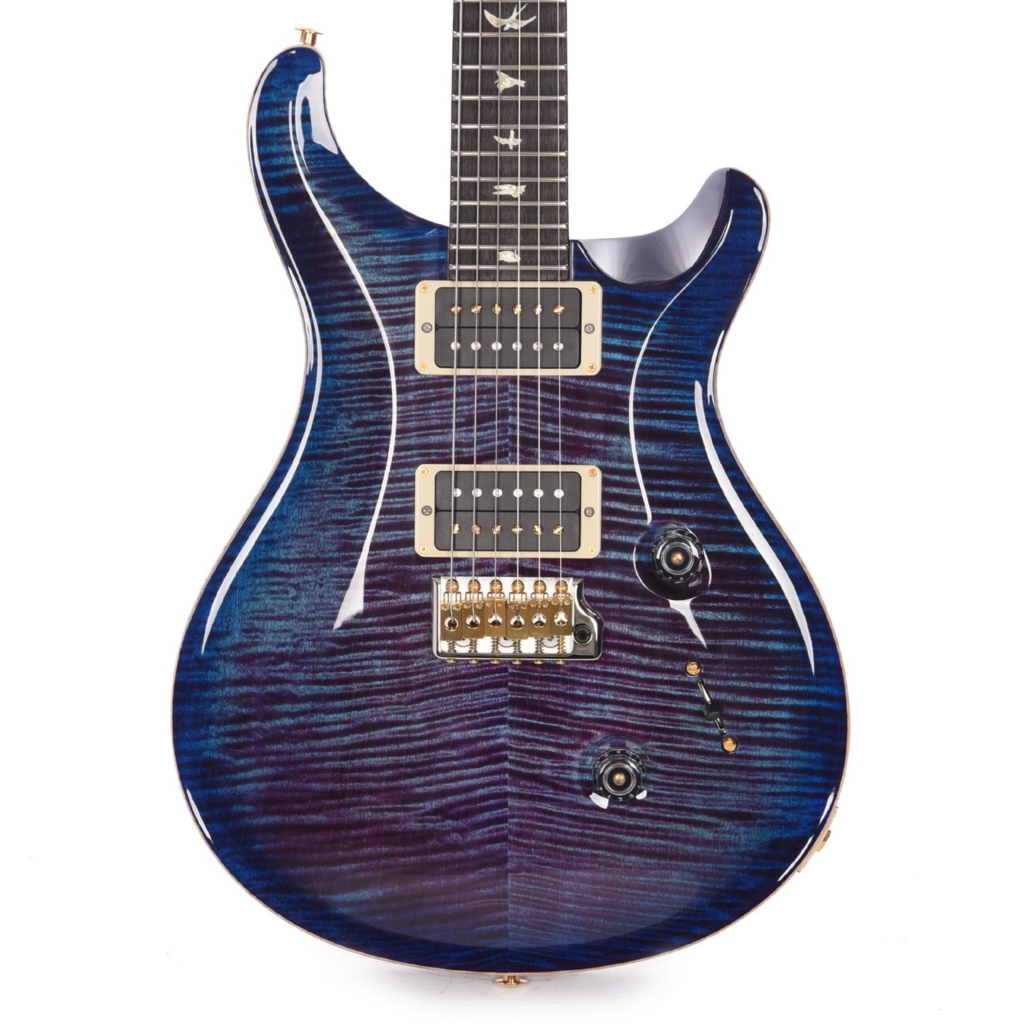 PRS Custom 24 10 Top Violet Blue Burst Electric Guitars / Solid Body