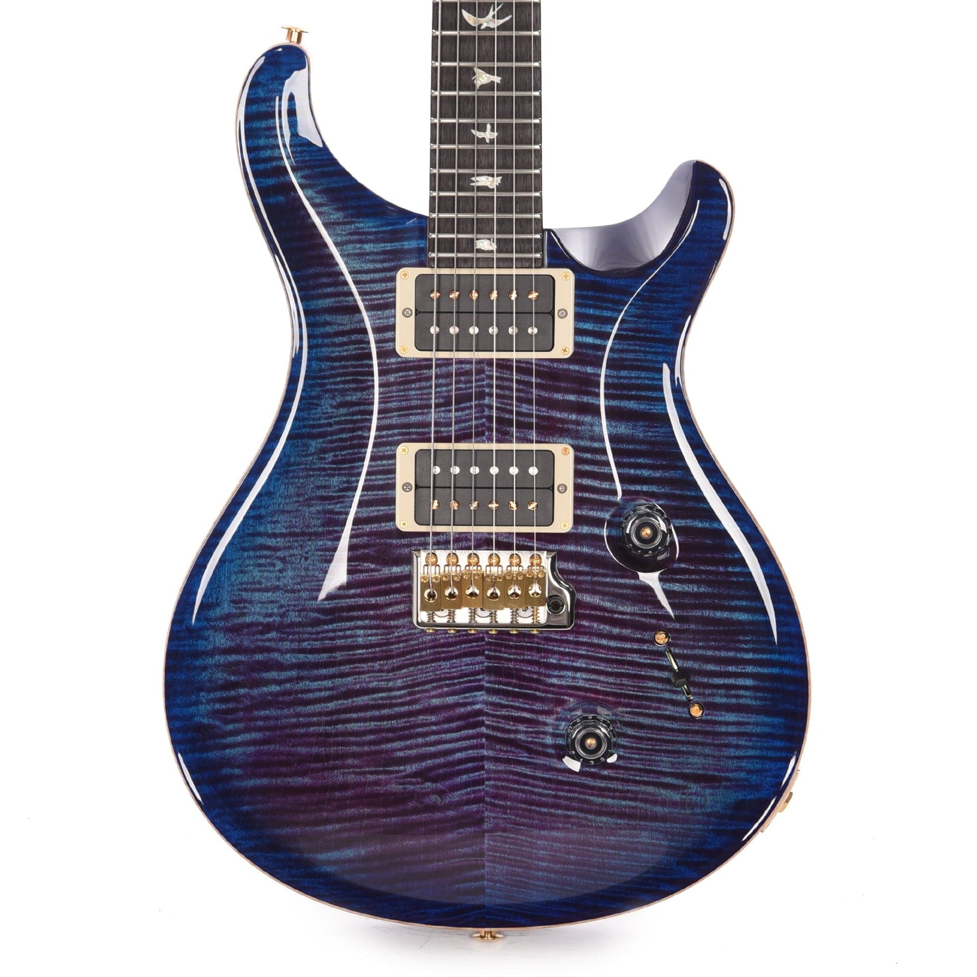 PRS Custom 24 10 Top Violet Blue Burst Electric Guitars / Solid Body