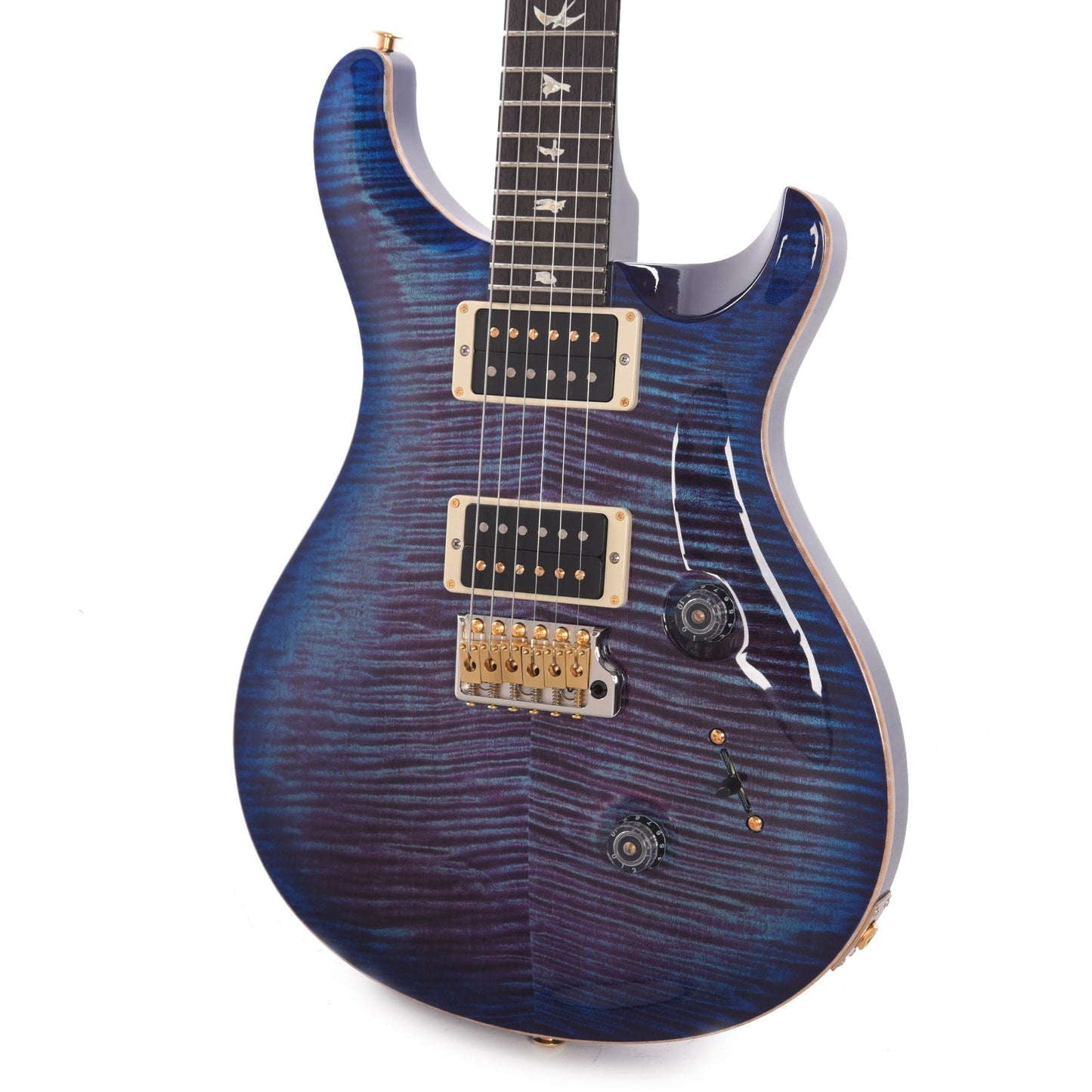 PRS Custom 24 10 Top Violet Blue Burst Electric Guitars / Solid Body