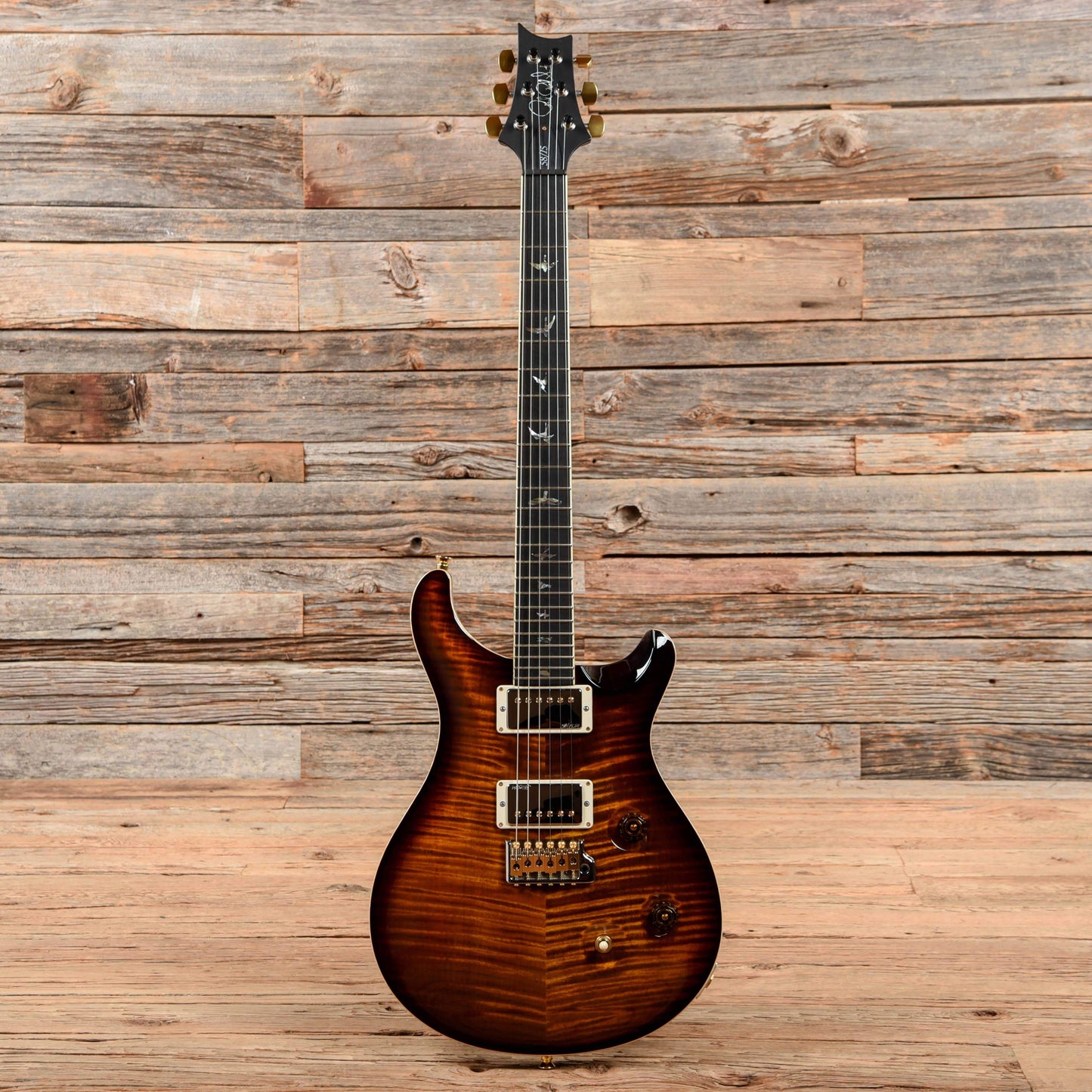 PRS Custom 24 "58/15" Limited Edition Black Gold Burst 2015 Electric Guitars / Solid Body