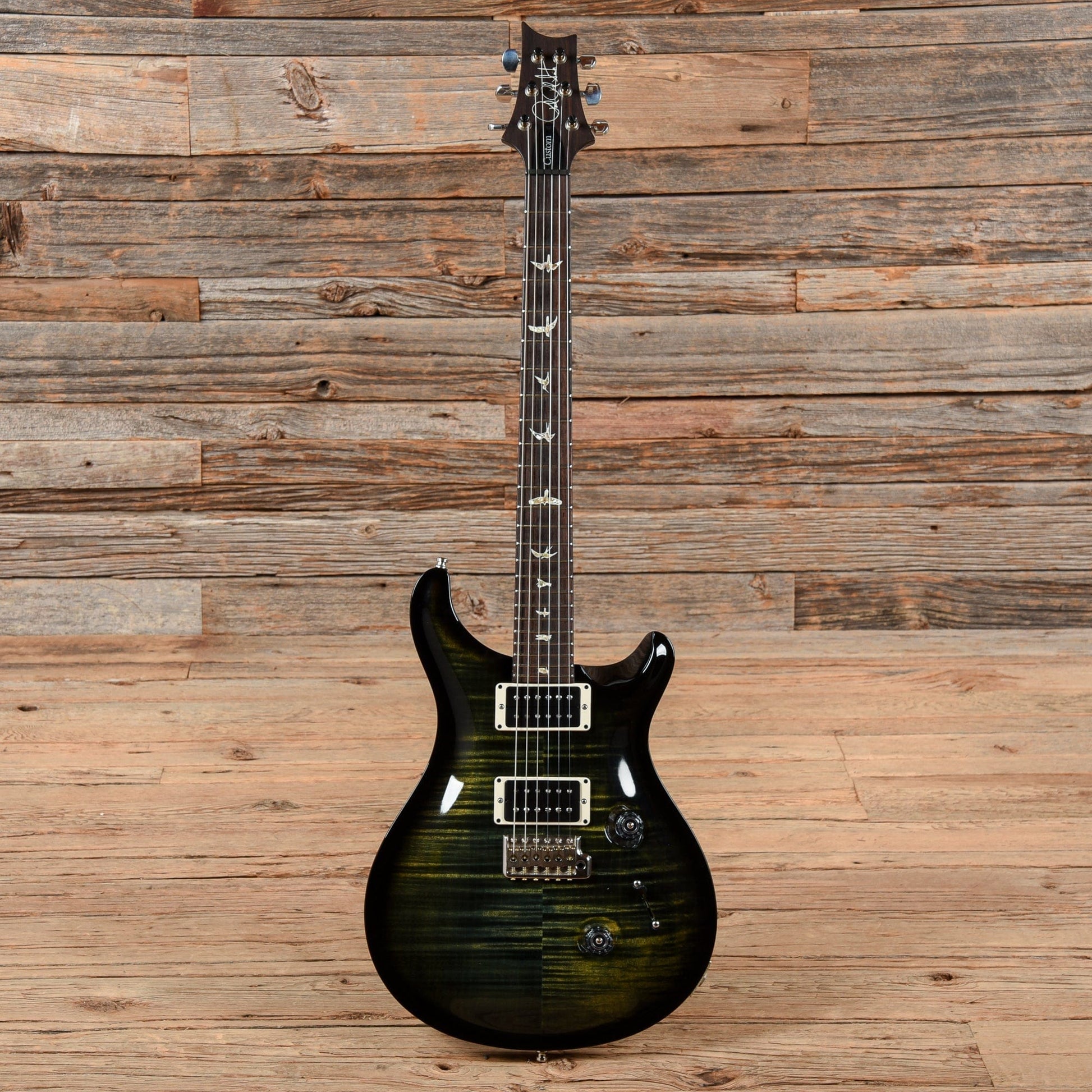PRS Custom 24 Emerald Green Burst 2014 Electric Guitars / Solid Body