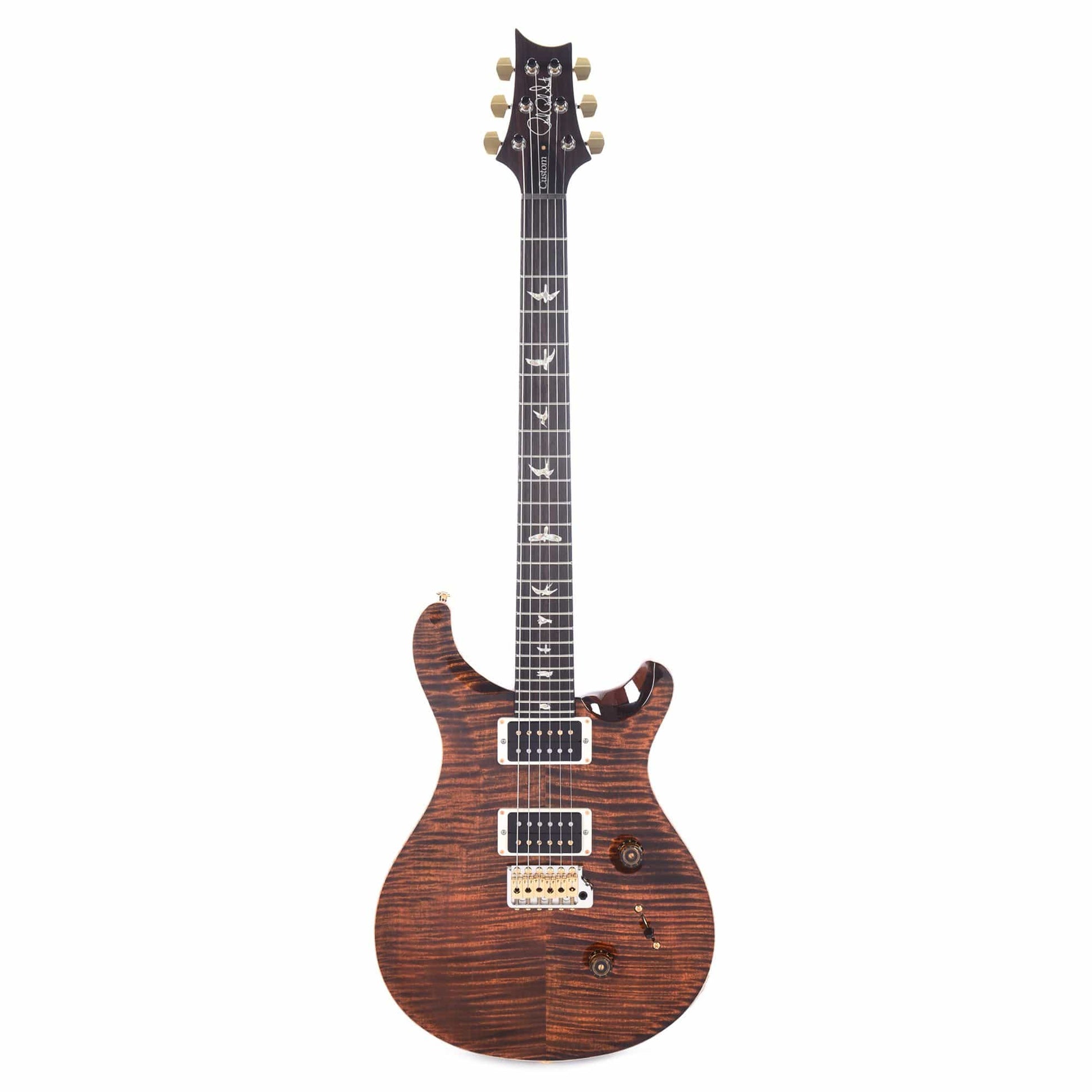 PRS Custom 24 Orange Tiger 10 Top Electric Guitars / Solid Body