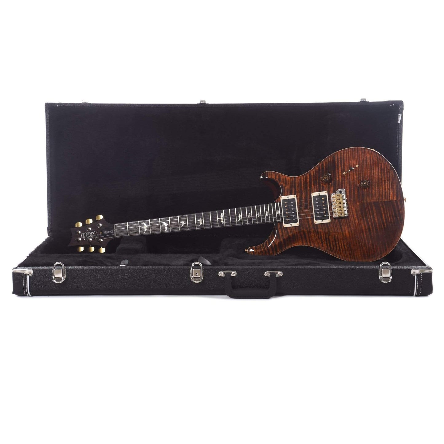 PRS Custom 24 Orange Tiger 10 Top Electric Guitars / Solid Body