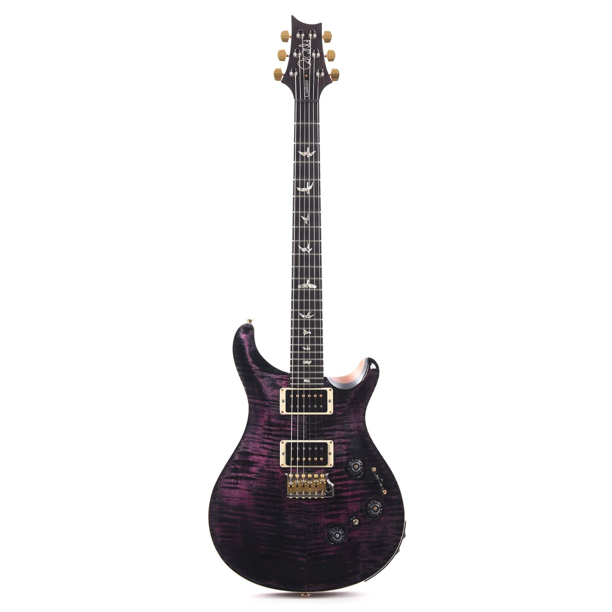 PRS Custom 24 Piezo 10 Top Purple Iris Electric Guitars / Solid Body