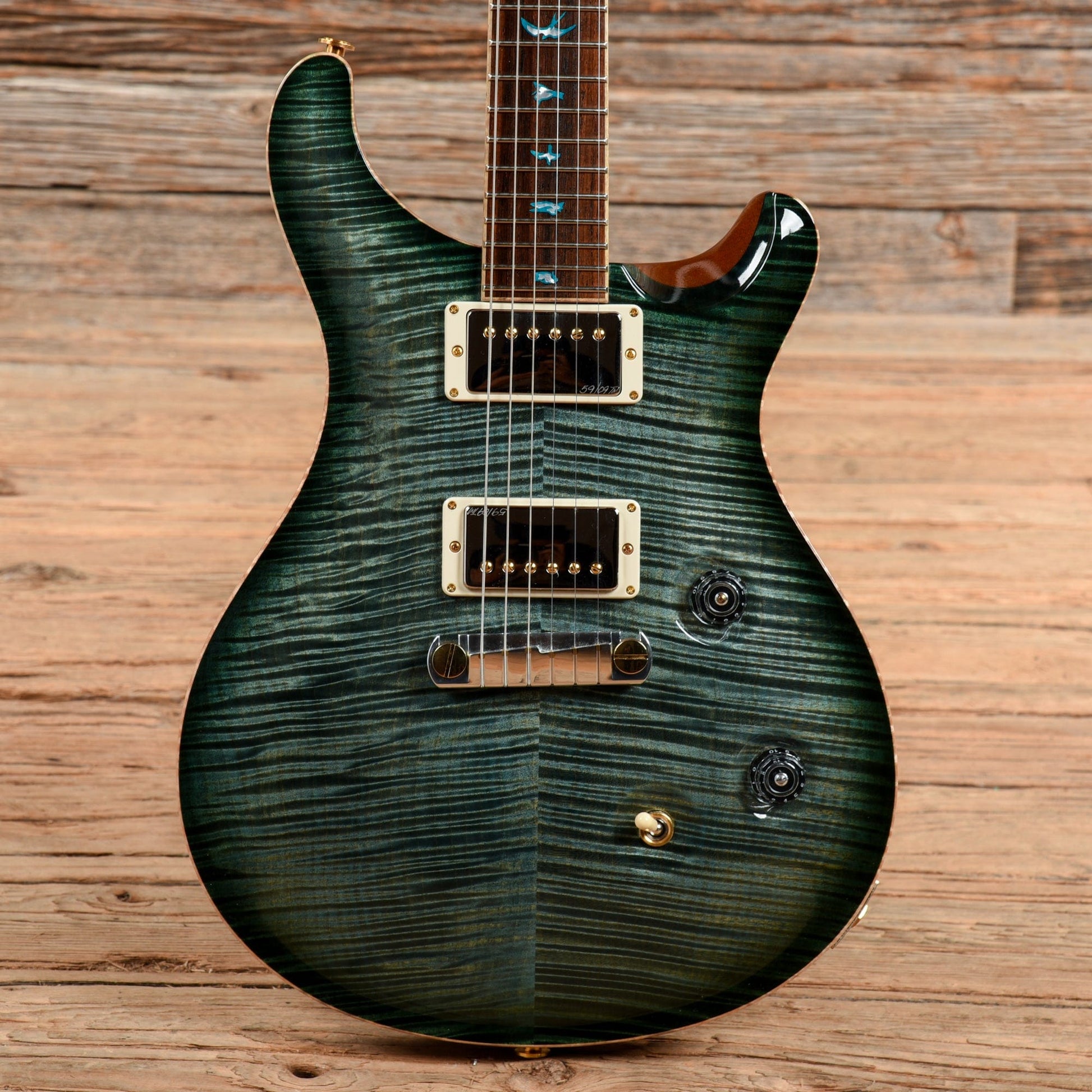 PRS Custom 24 Private Stock Faded Slate Smoke Burst 2013 Electric Guitars / Solid Body