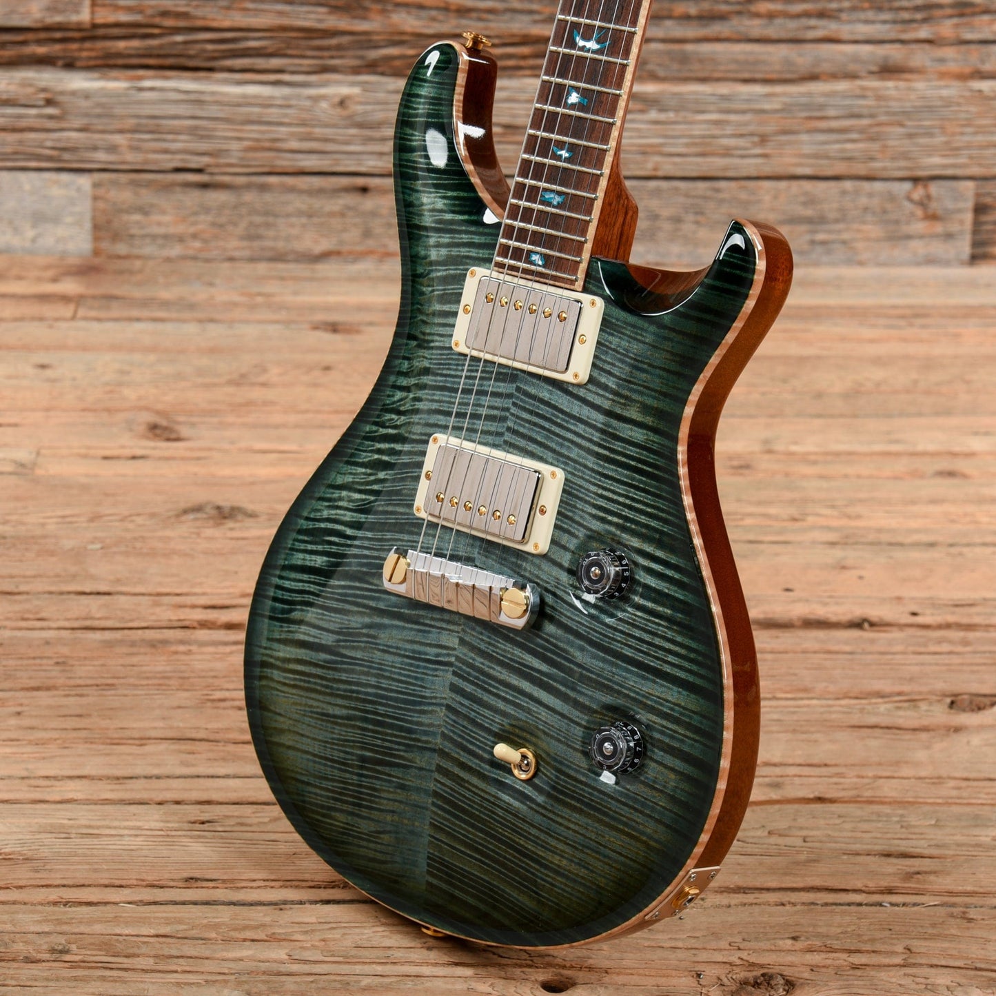 PRS Custom 24 Private Stock Faded Slate Smoke Burst 2013 Electric Guitars / Solid Body