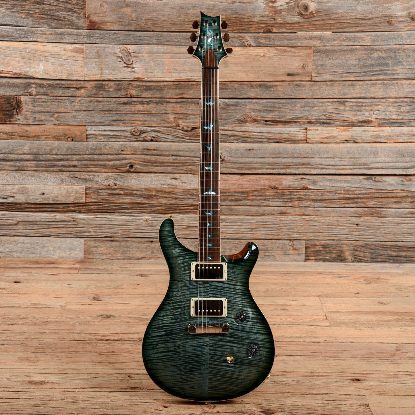 PRS Custom 24 Private Stock Faded Slate Smoke Burst 2013 Electric Guitars / Solid Body