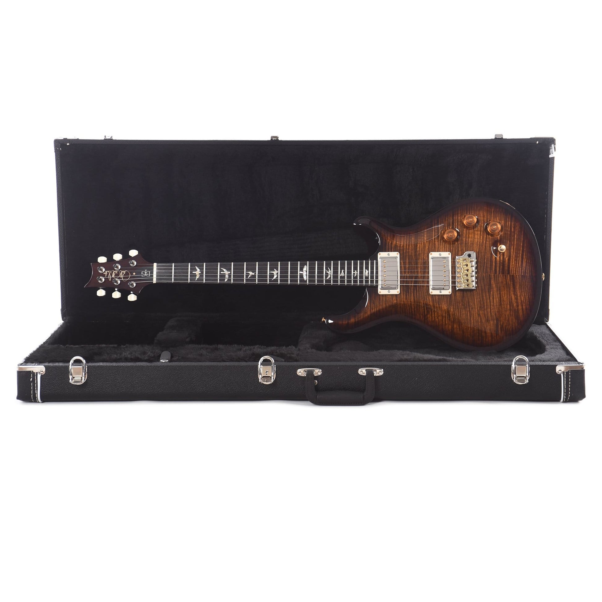 PRS DGT 10-Top Black Gold Wraparound Burst w/Birds Electric Guitars / Solid Body