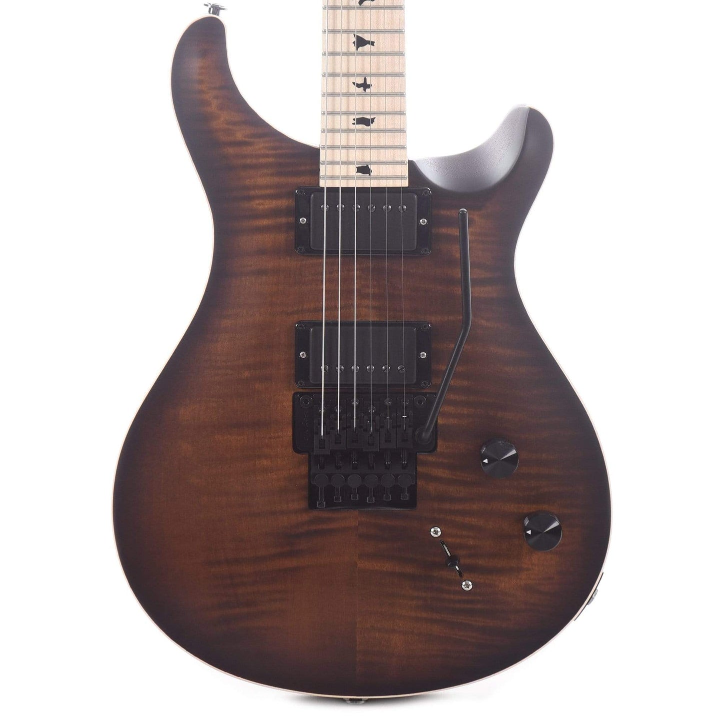 PRS Dustie Waring CE 24 Floyd Burnt Amber Smokeburst Electric Guitars / Solid Body
