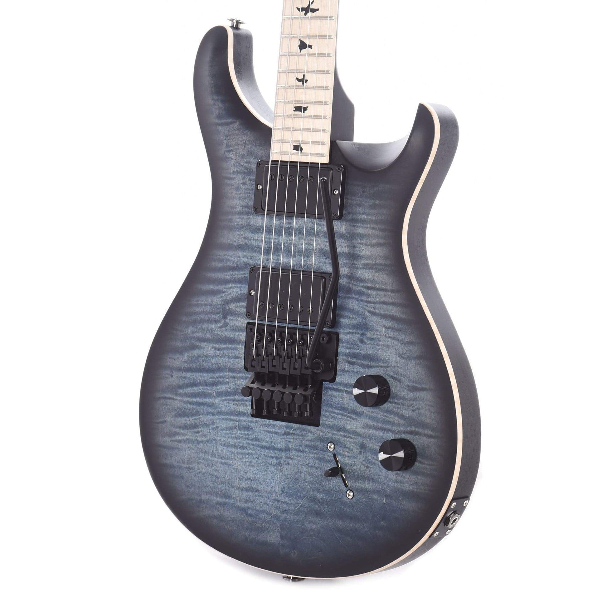 PRS Dustie Waring CE 24 Floyd Faded Blue Smokeburst Electric Guitars / Solid Body