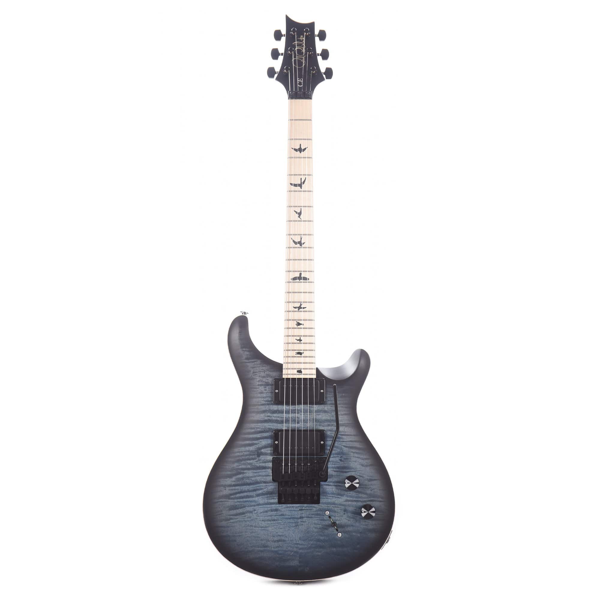 PRS Dustie Waring CE 24 Floyd Faded Blue Smokeburst Electric Guitars / Solid Body