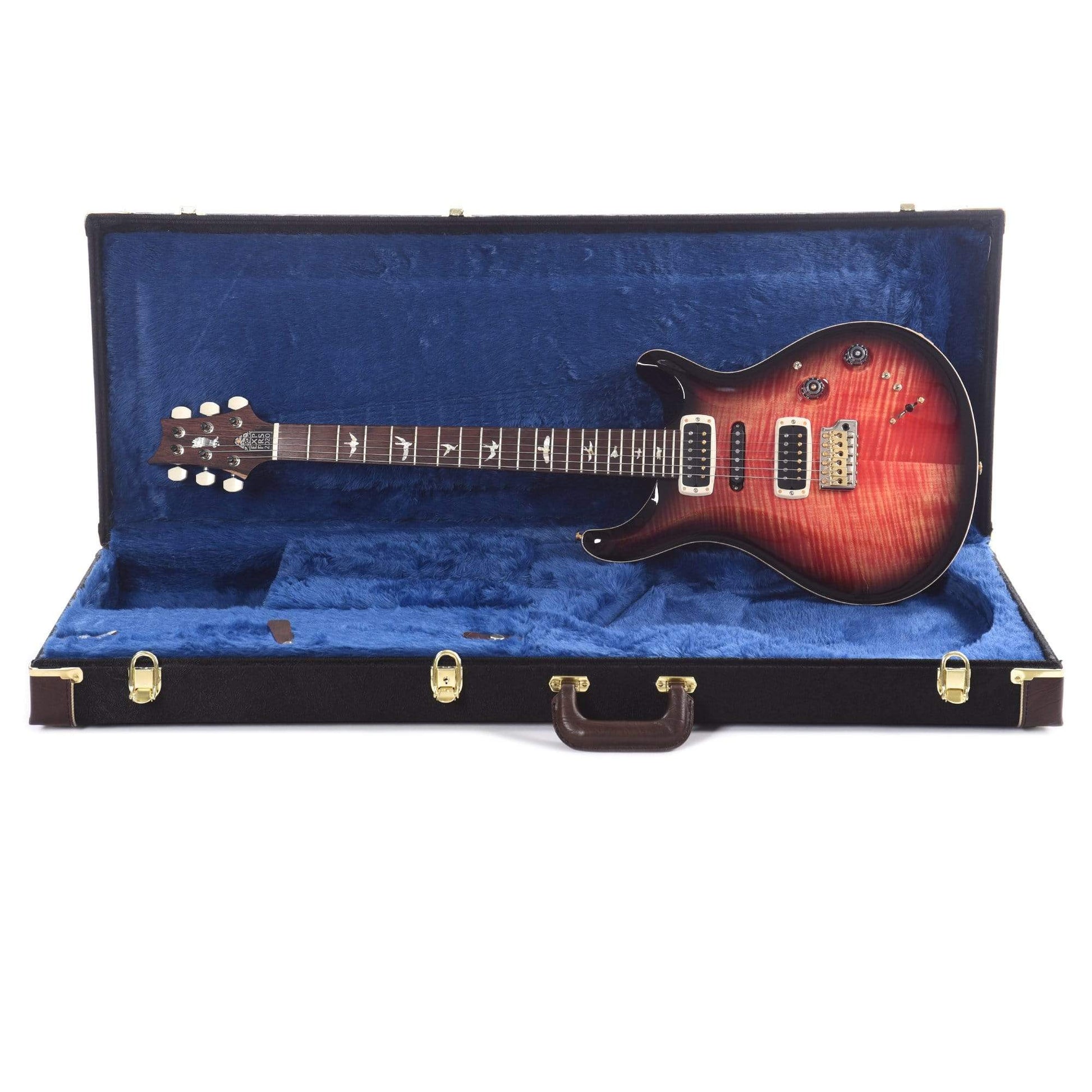 PRS Experience Limited Modern Eagle 10 Top Custom Color Orange Tiger Black Burst Electric Guitars / Solid Body