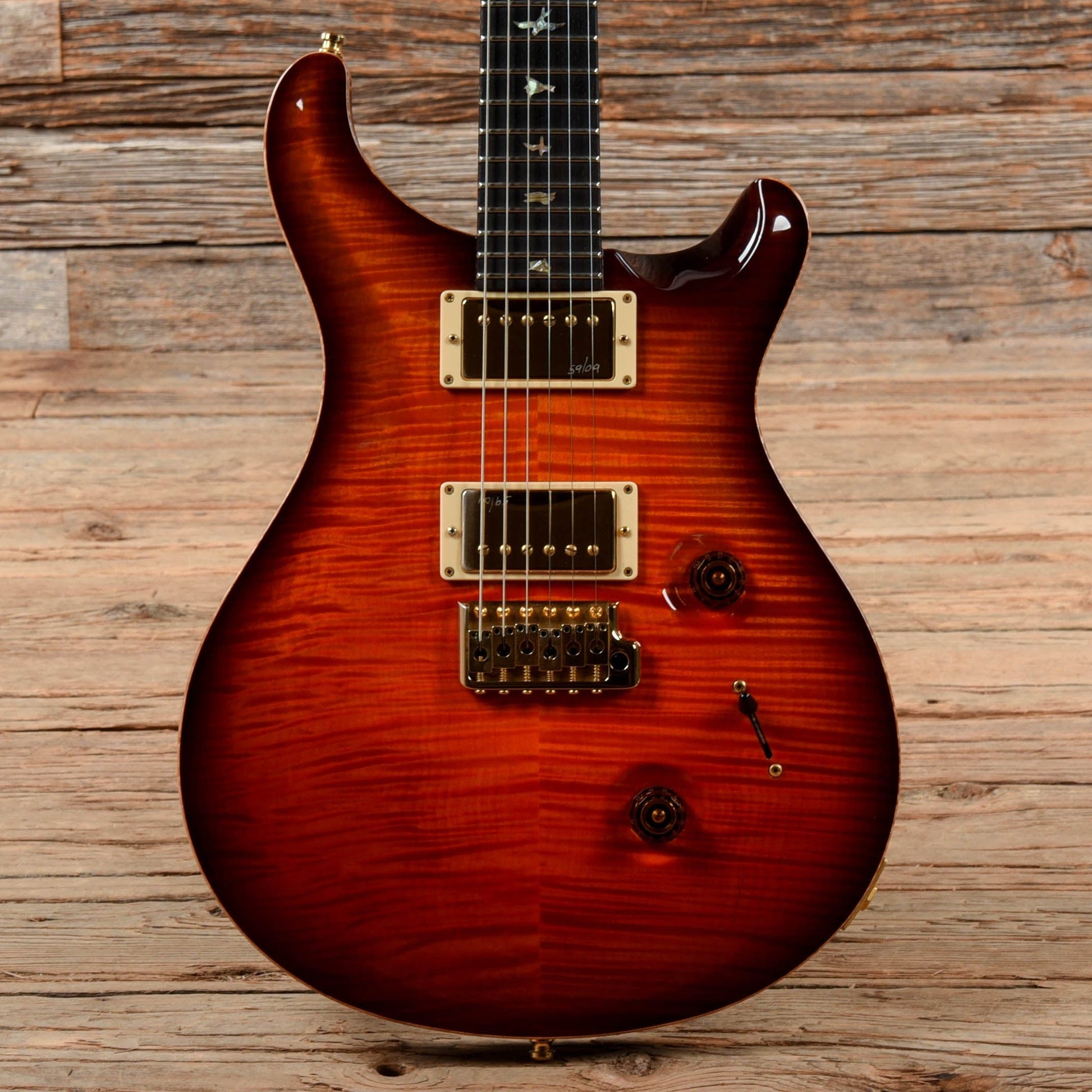 PRS Limited Edition Custom 24 Orange Haze 2010 Electric Guitars / Solid Body