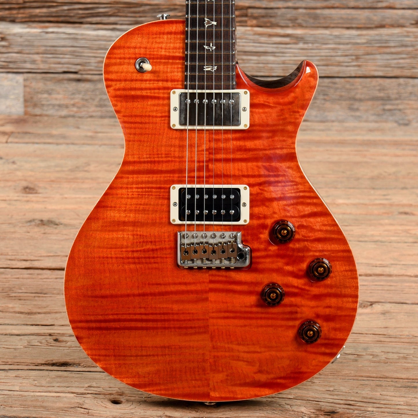 PRS Mark Tremonti Signature Tremolo 10 Top Blood Orange Electric Guitars / Solid Body