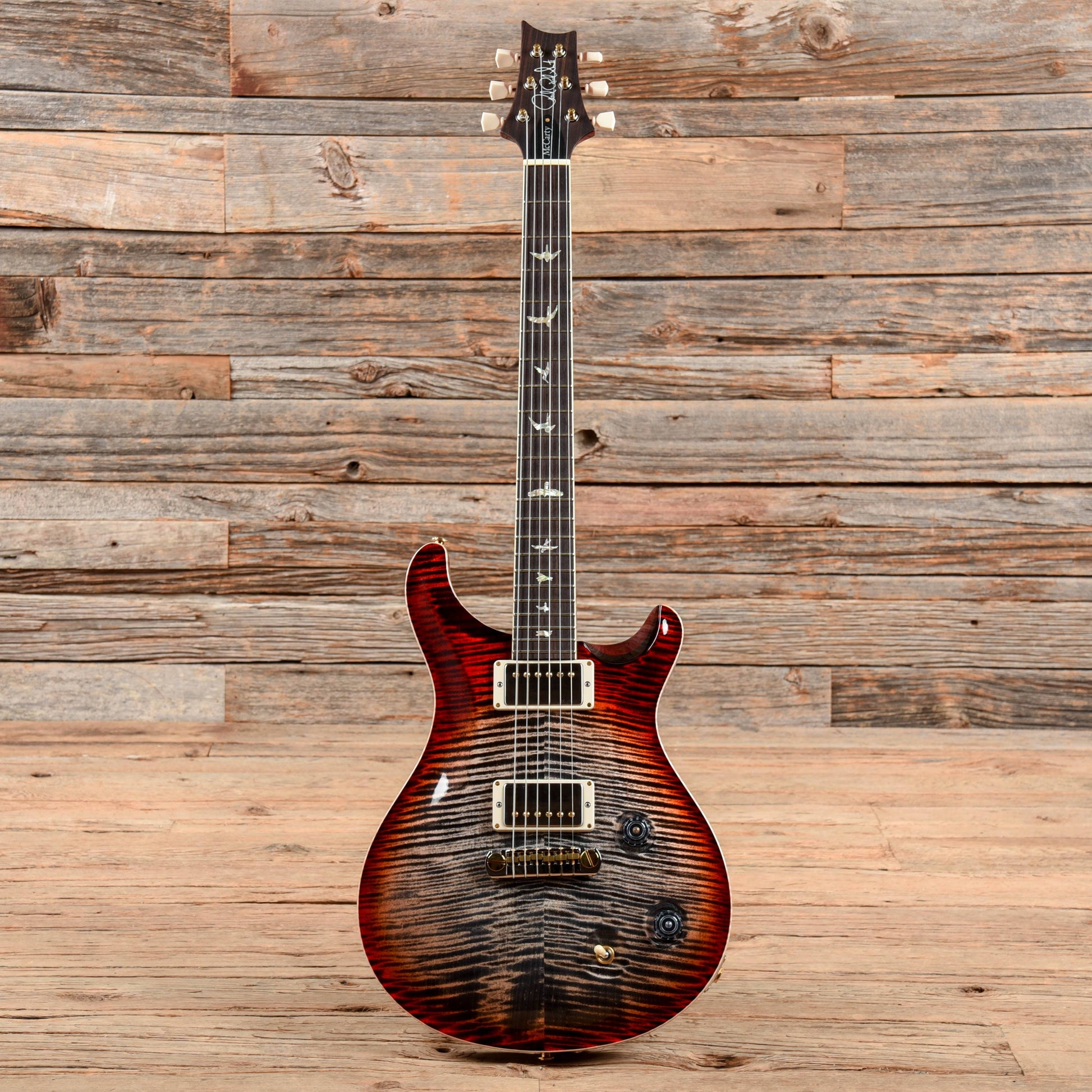PRS McCarty 10 Top Charcoal Cherry Burst w/Adjustable Stoptail Electric Guitars / Solid Body