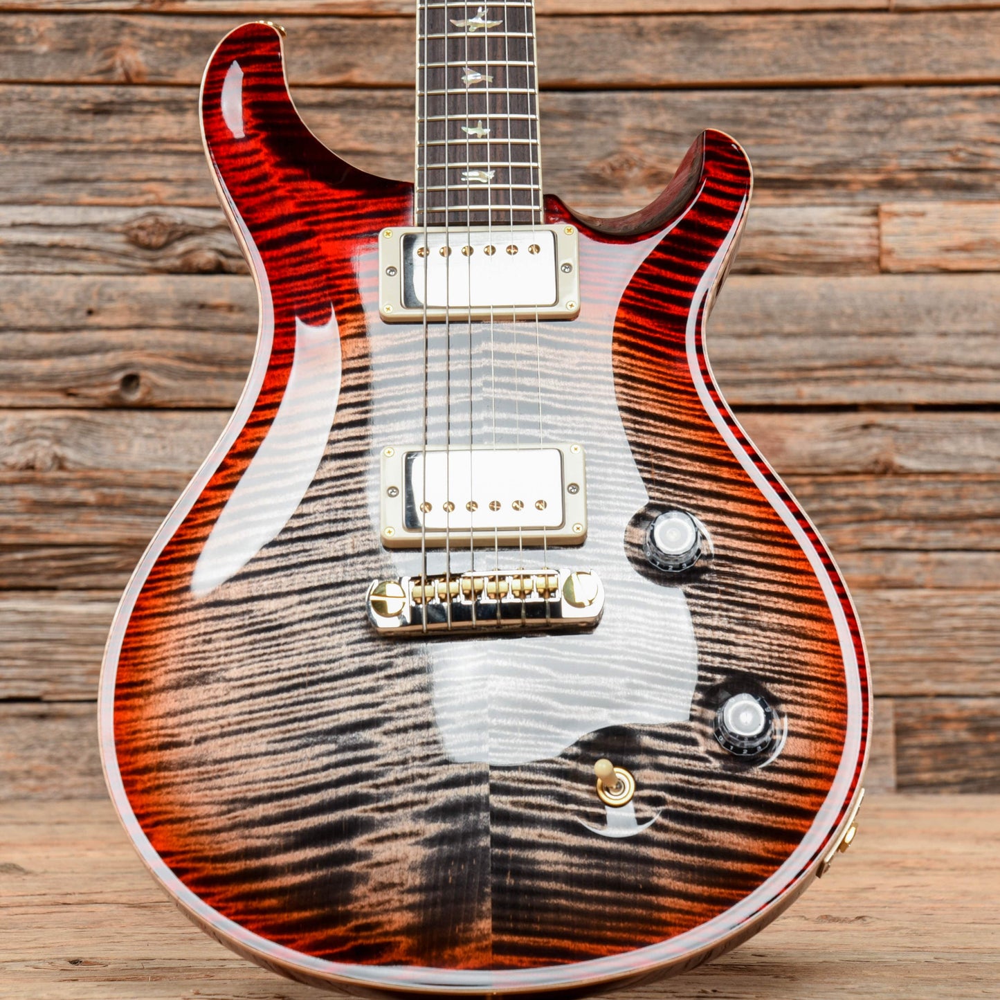 PRS McCarty 10 Top Charcoal Cherry Burst w/Adjustable Stoptail Electric Guitars / Solid Body